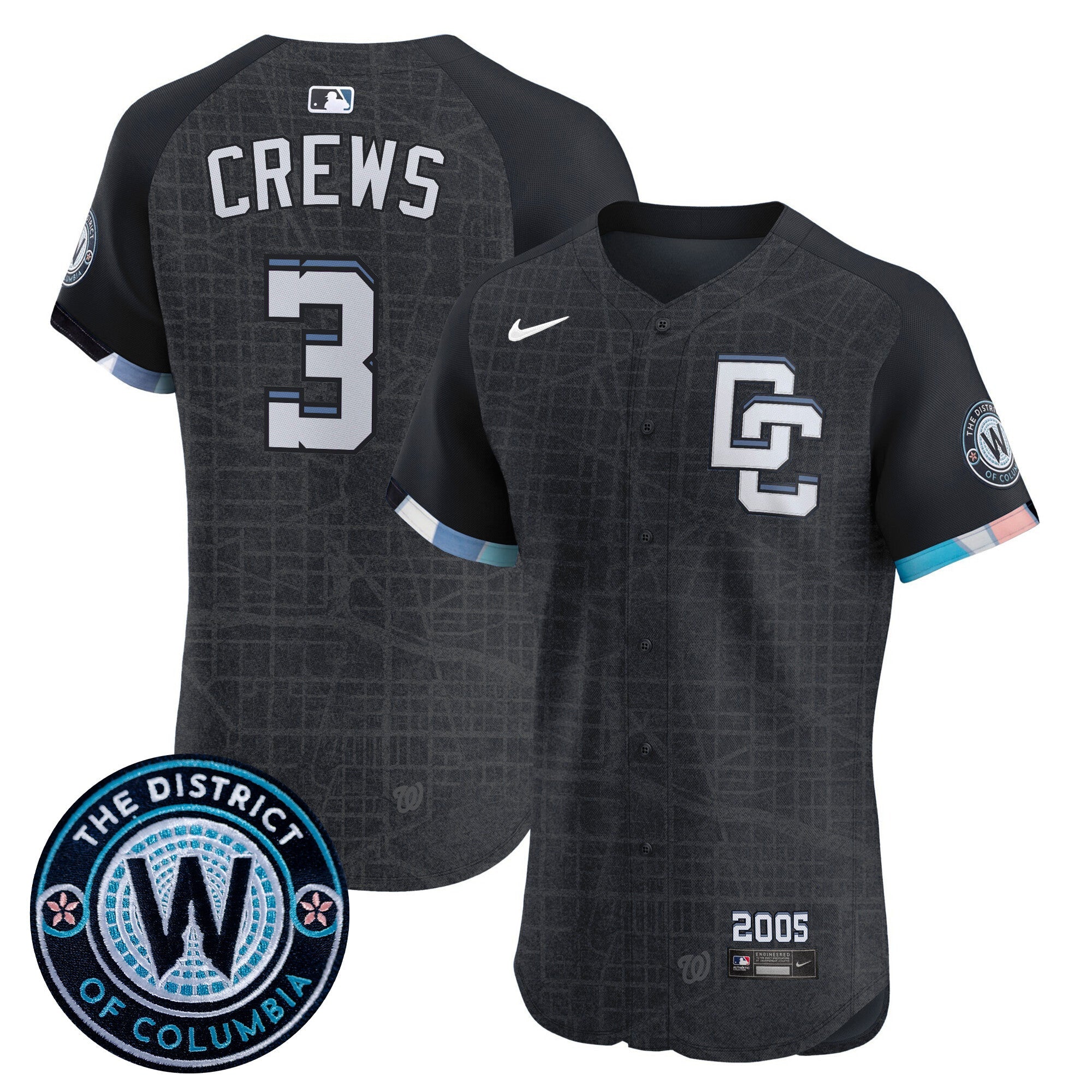 Men’s Washington 2025 City Connect Vapor Premier Elite Jersey – Stitched