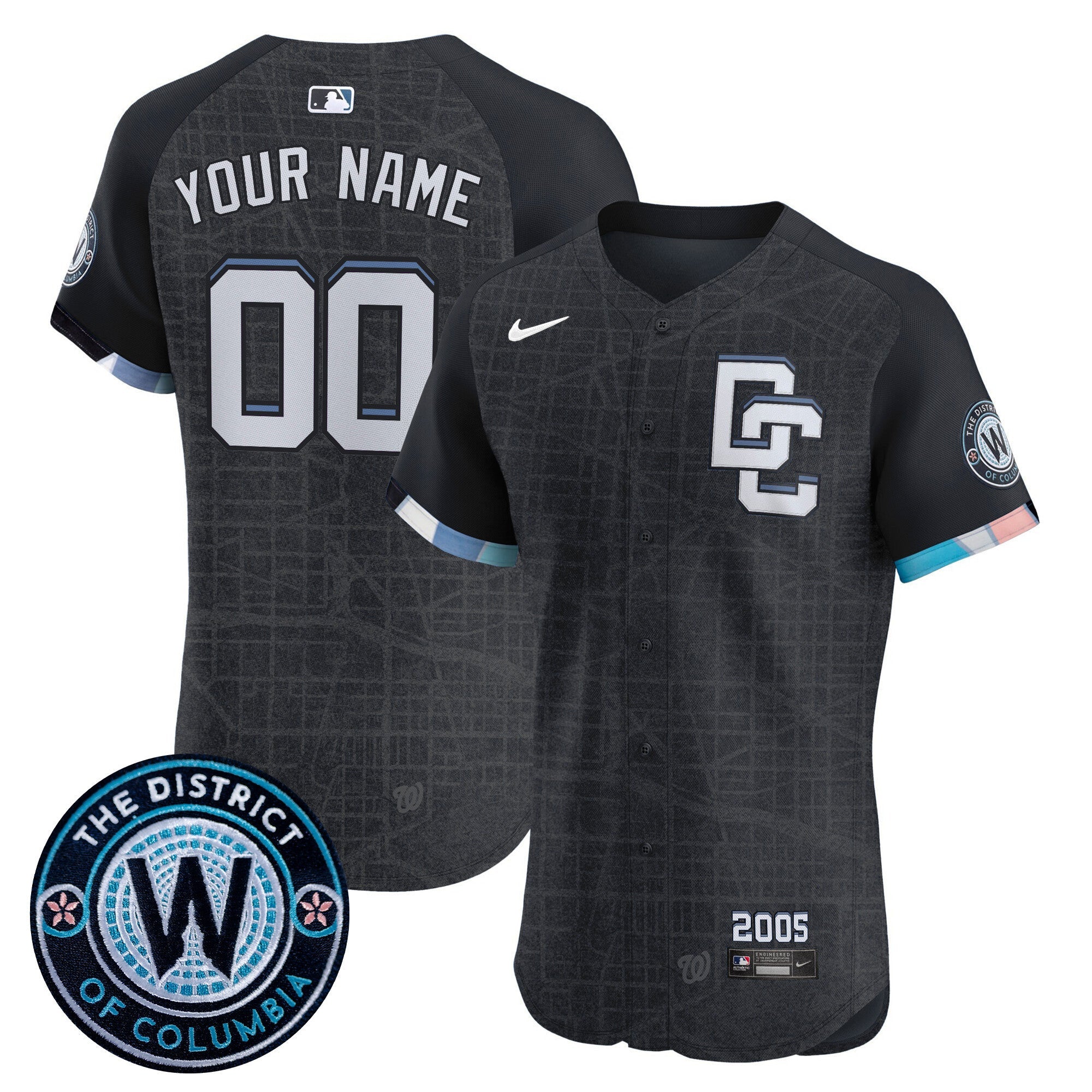 Washington 2025 City Connect Vapor Premier Elite Custom Jersey – Stitched