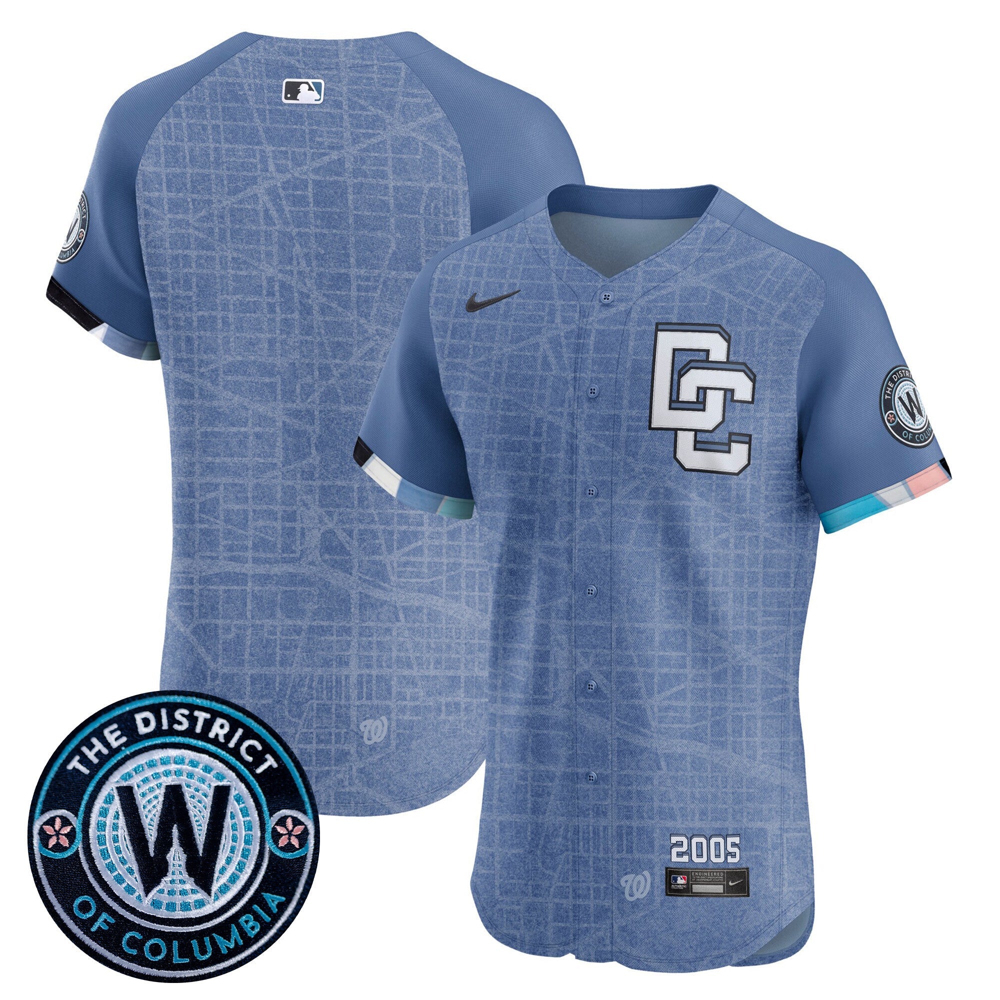 Men’s Washington 2025 City Connect Vapor Premier Elite Jersey – Stitched