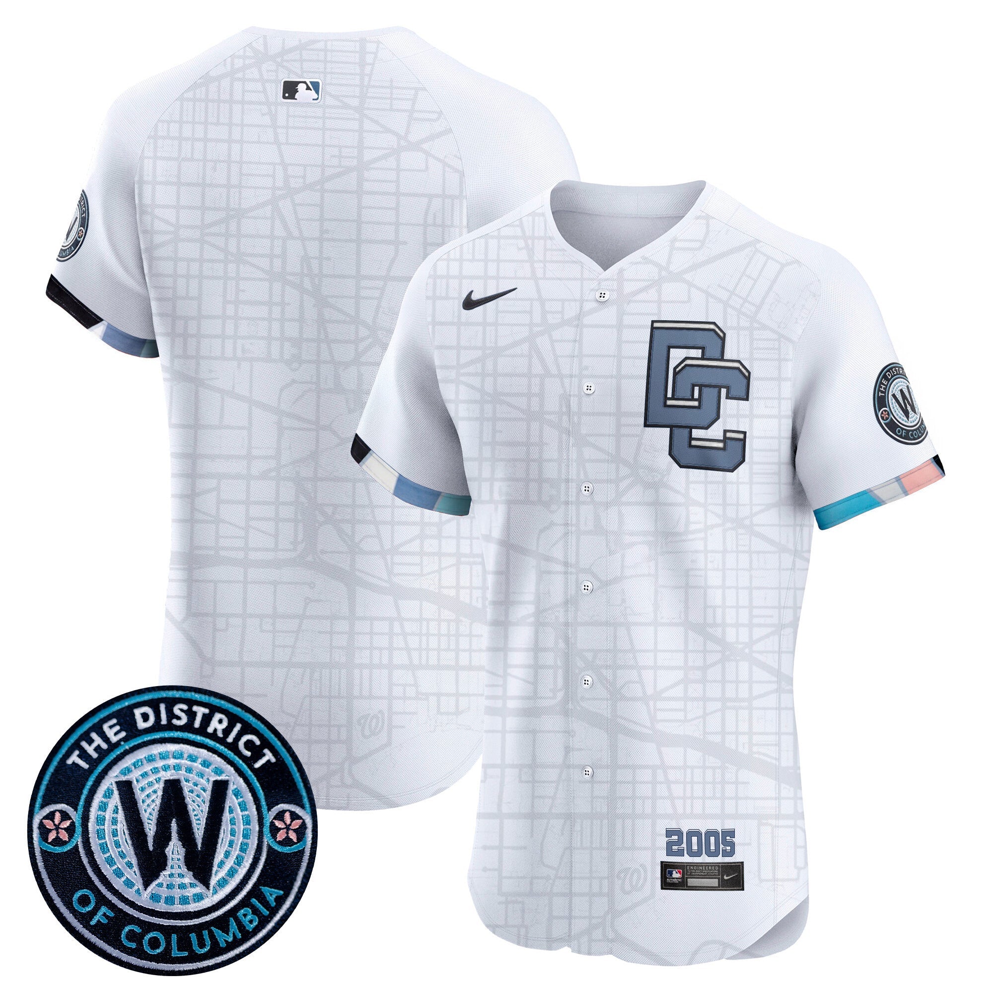 Men’s Washington 2025 City Connect Vapor Premier Elite Jersey – Stitched