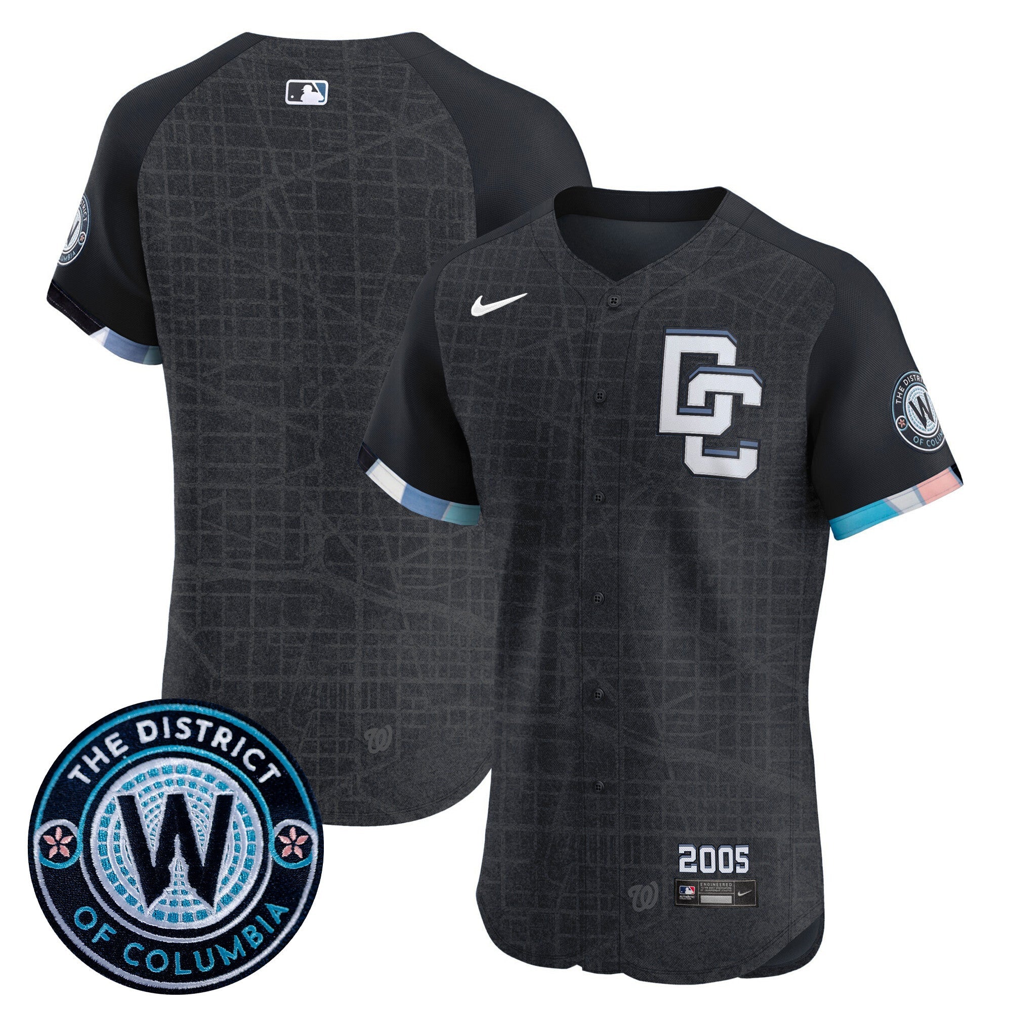 Men’s Washington 2025 City Connect Vapor Premier Elite Jersey – Stitched