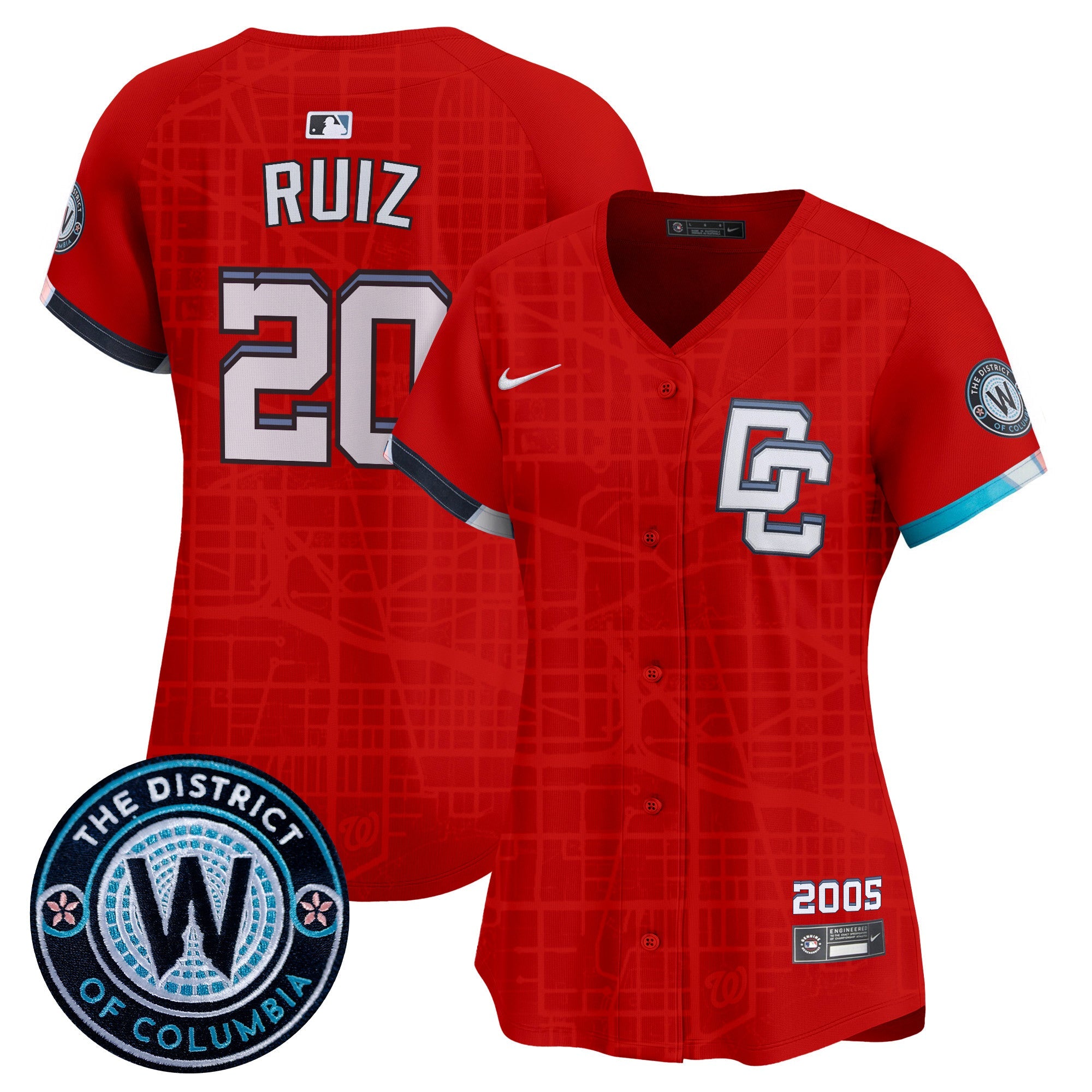 Women’s Washington 2025 City Connect Vapor Premier Limited Jersey – Stitched