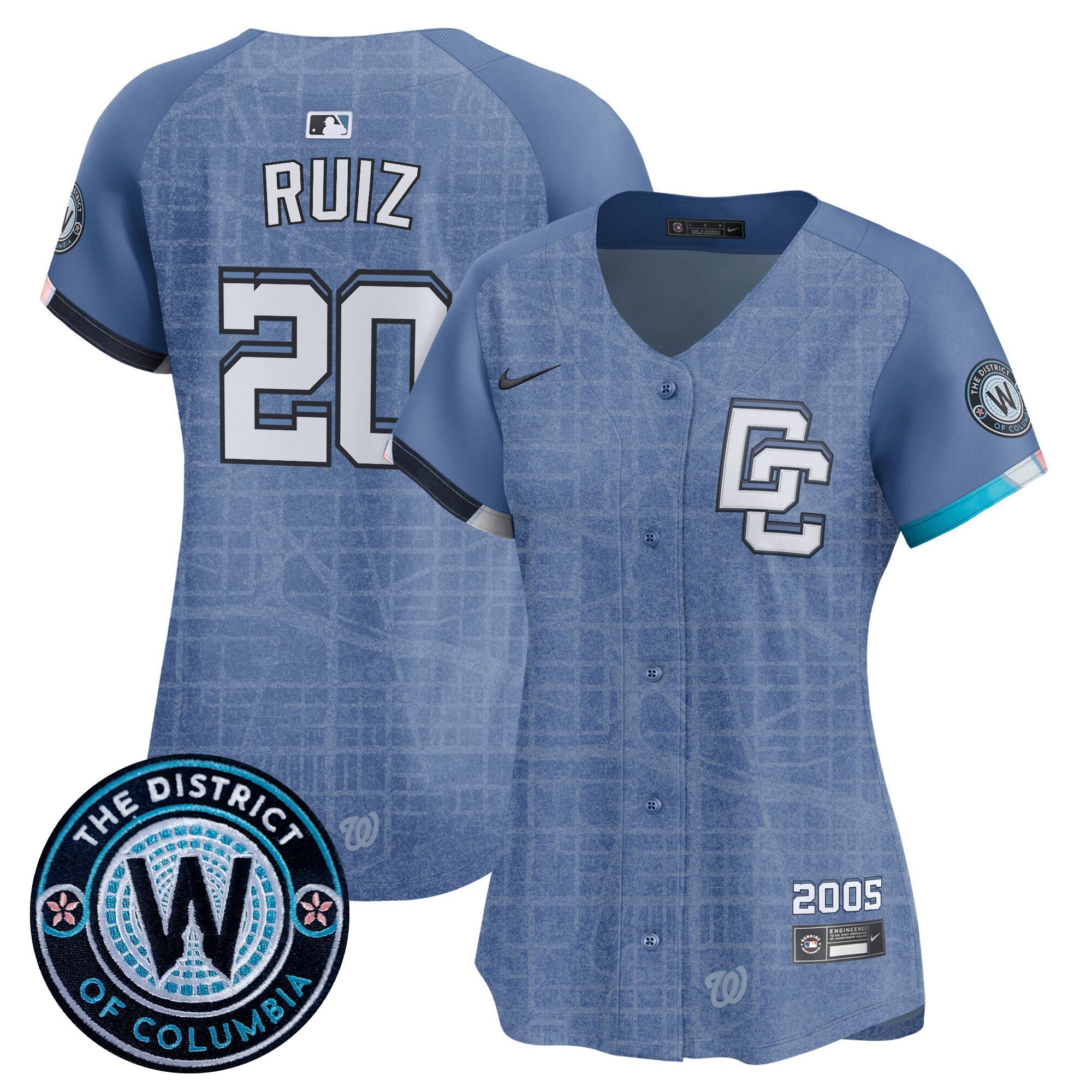 Women’s Washington 2025 City Connect Vapor Premier Limited Jersey – Stitched