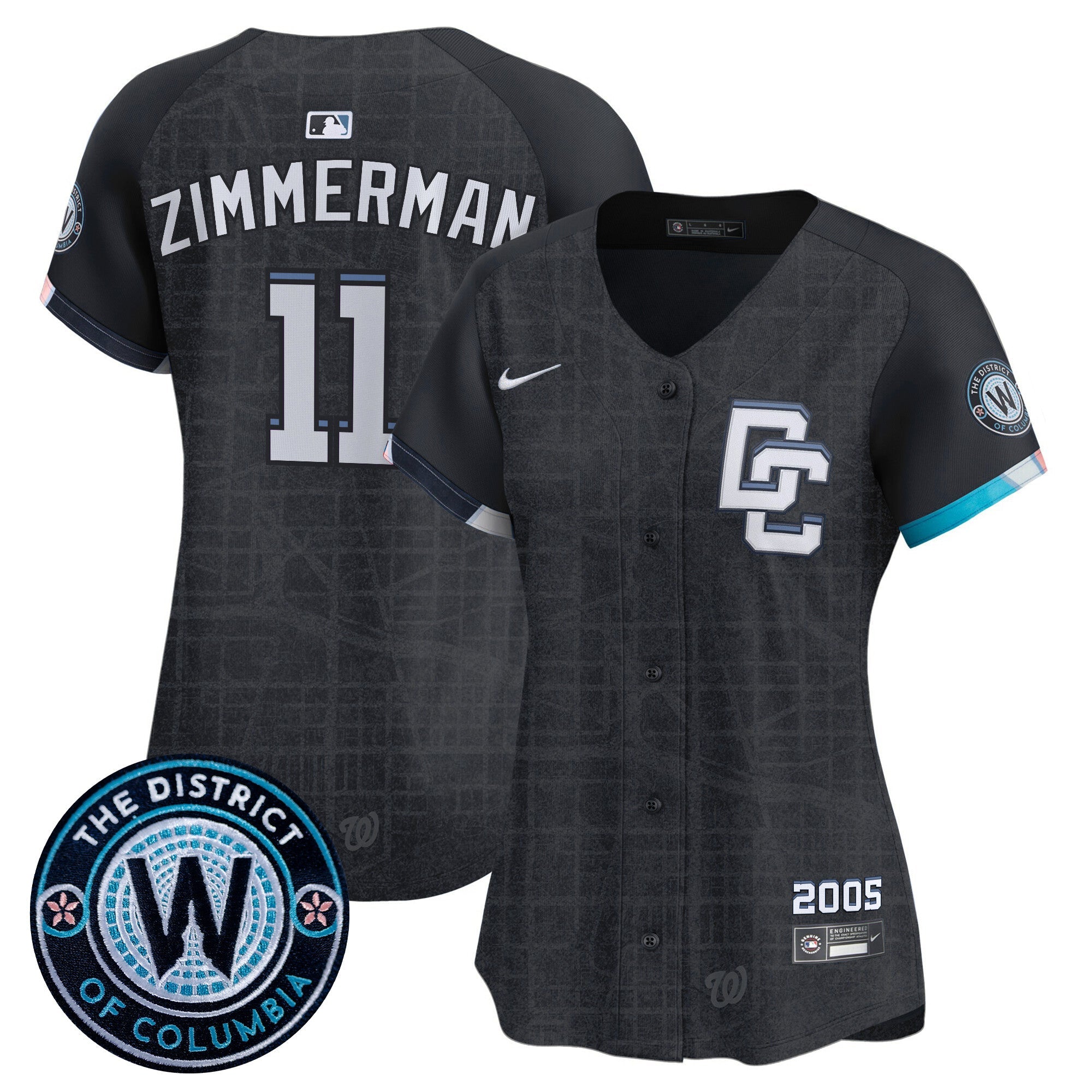 Women’s Washington 2025 City Connect Vapor Premier Limited Jersey – Stitched