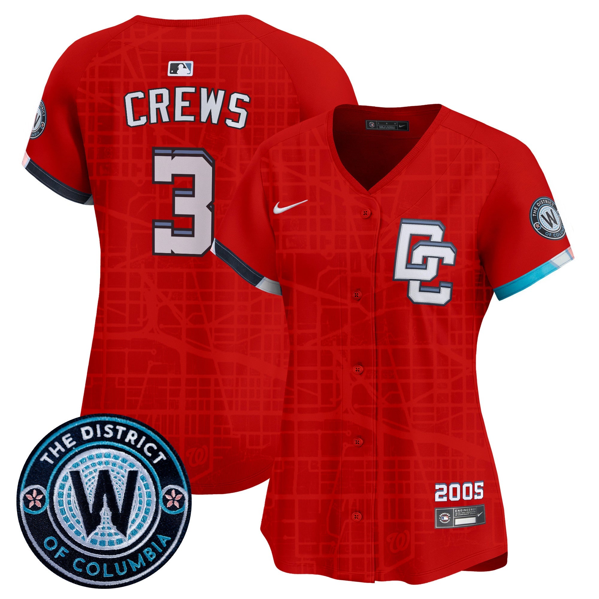 Women’s Washington 2025 City Connect Vapor Premier Limited Jersey – Stitched