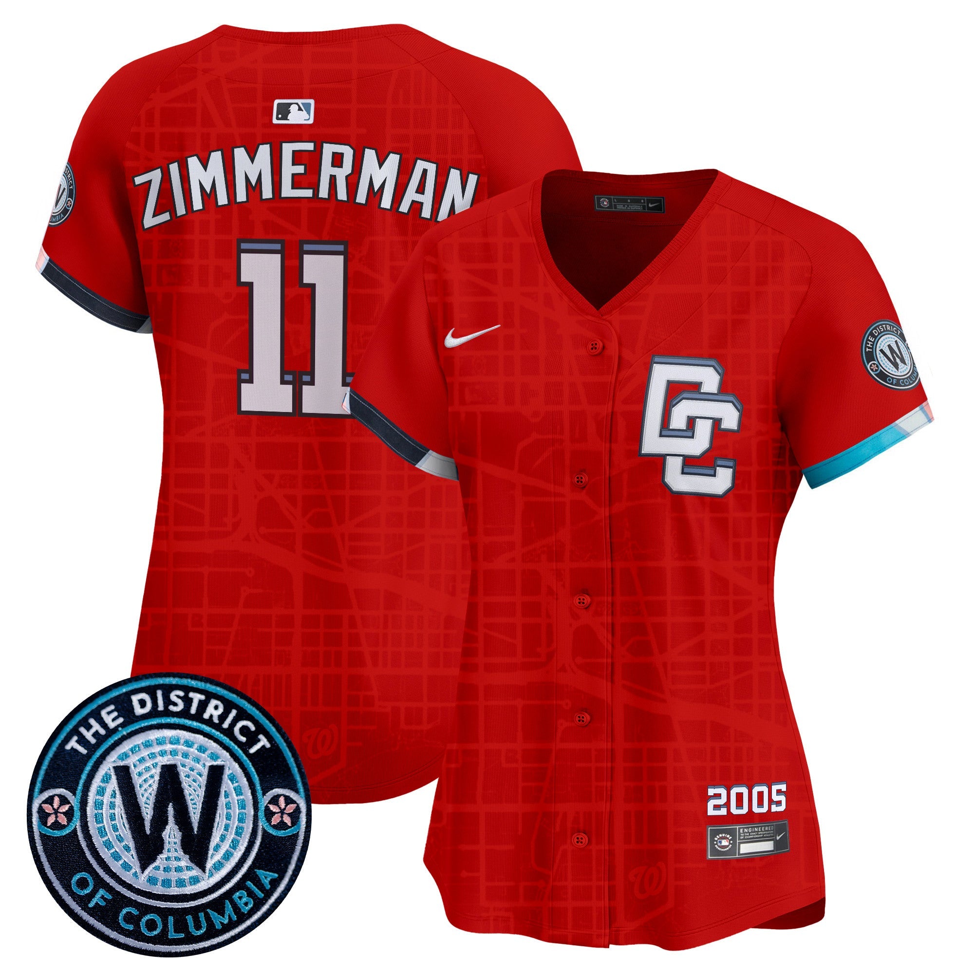 Women’s Washington 2025 City Connect Vapor Premier Limited Jersey – Stitched