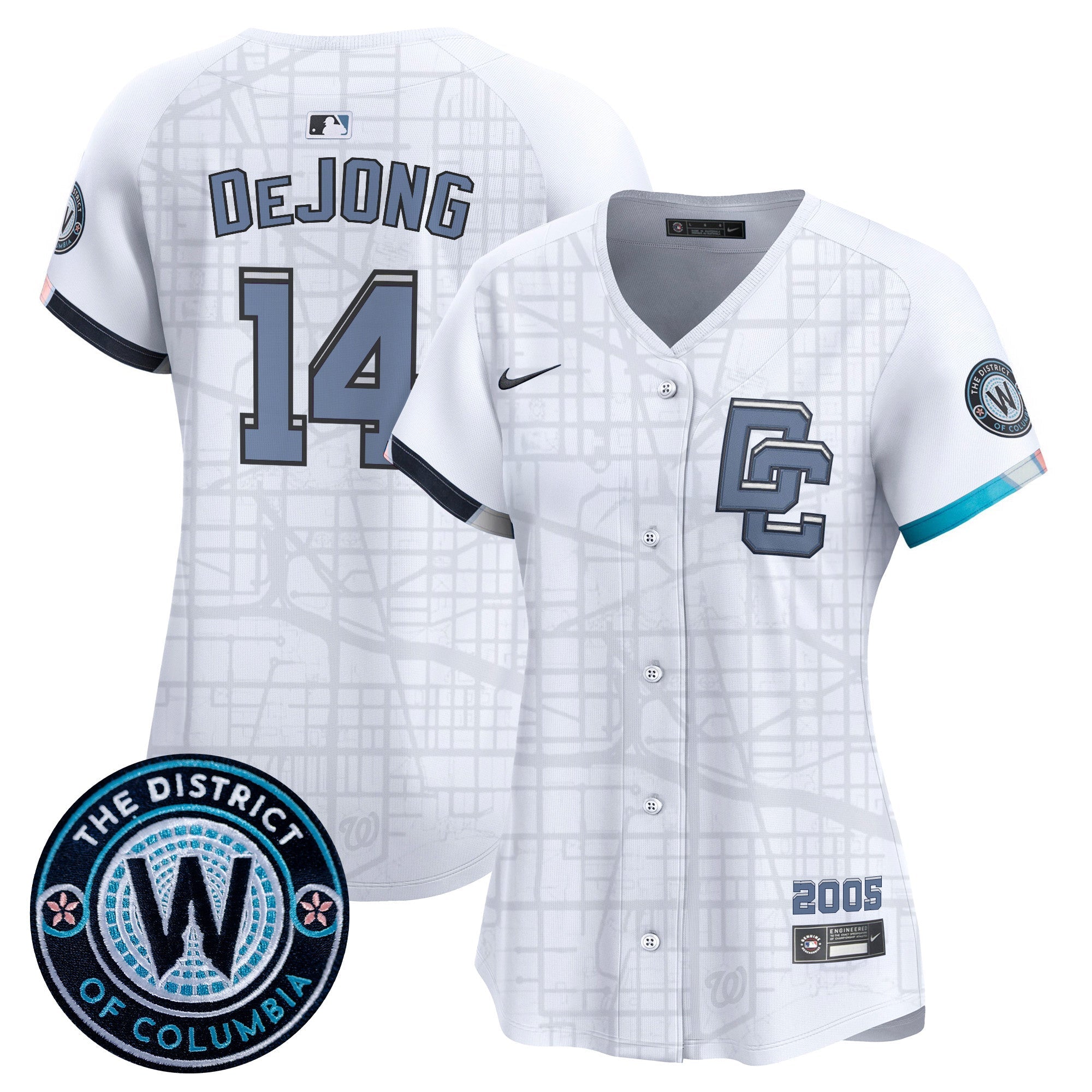 Women’s Washington 2025 City Connect Vapor Premier Limited Jersey – Stitched