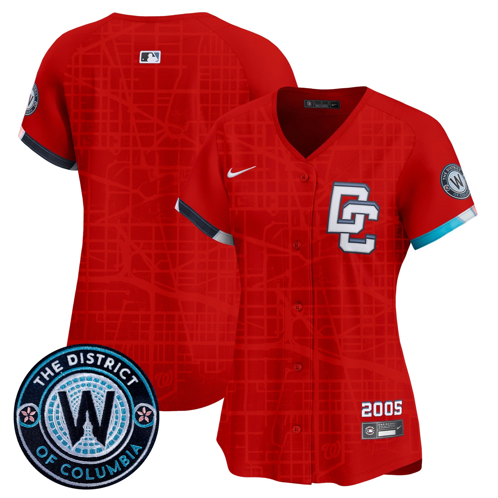 Women’s Washington 2025 City Connect Vapor Premier Limited Jersey – Stitched