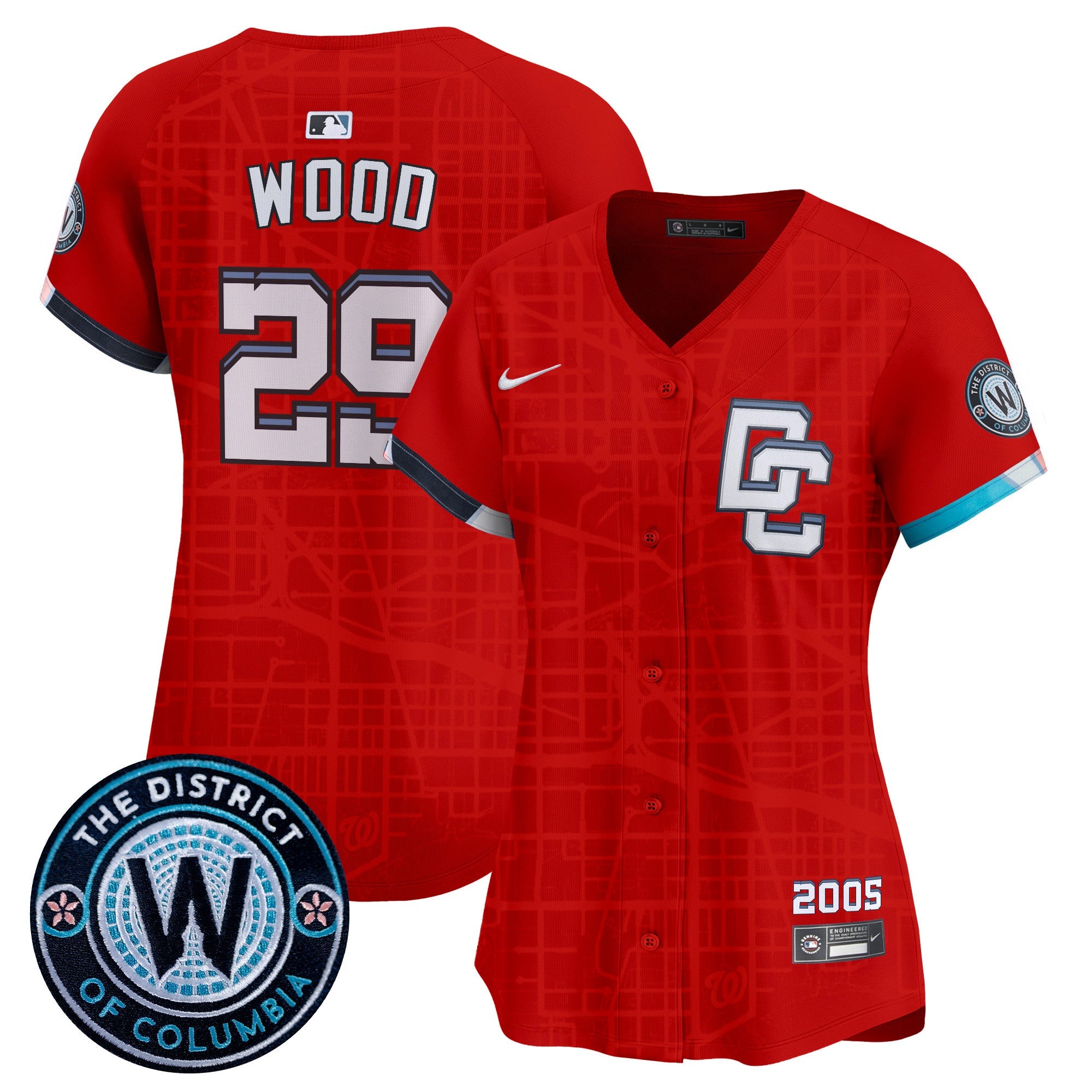 Women’s Washington 2025 City Connect Vapor Premier Limited Jersey – Stitched