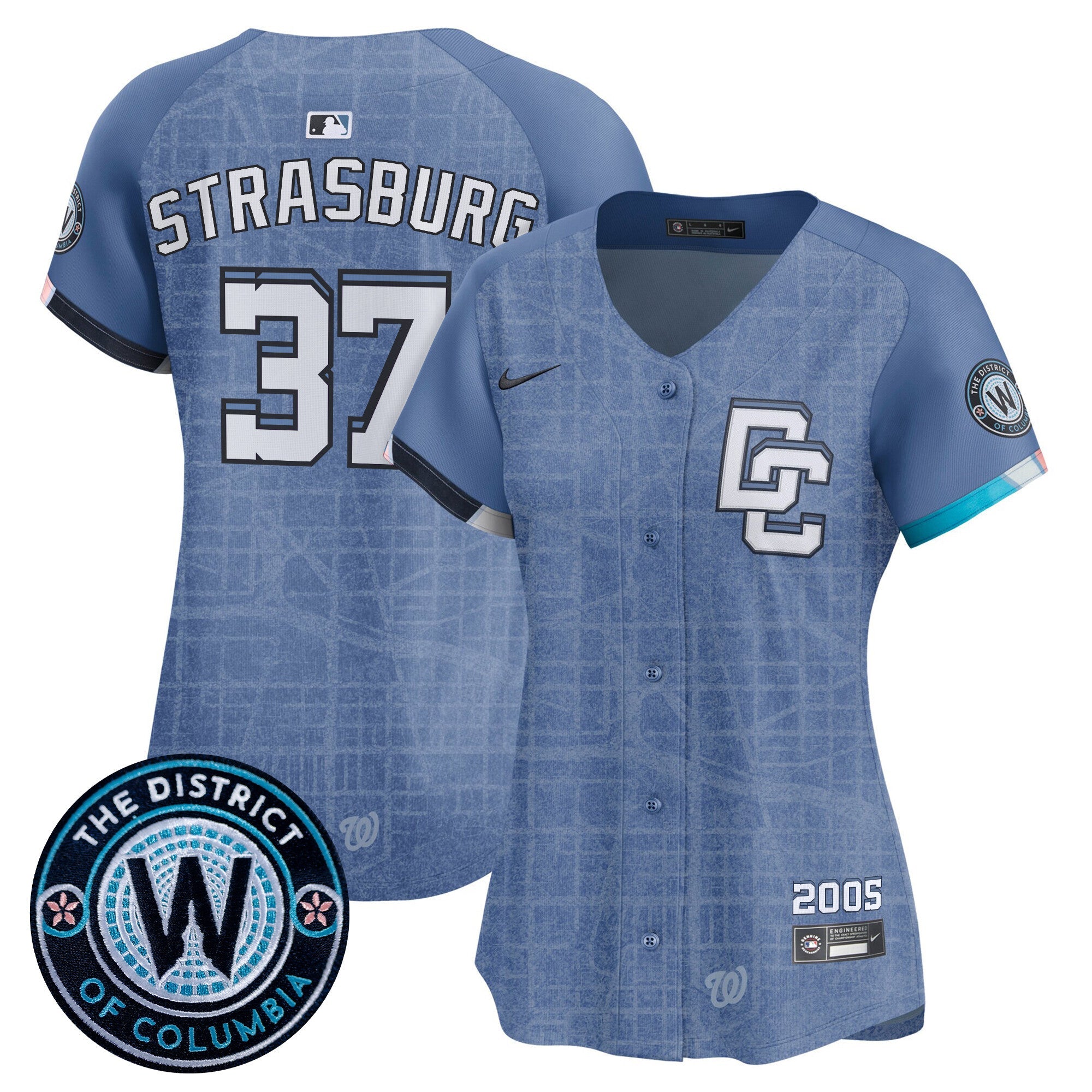 Women’s Washington 2025 City Connect Vapor Premier Limited Jersey – Stitched
