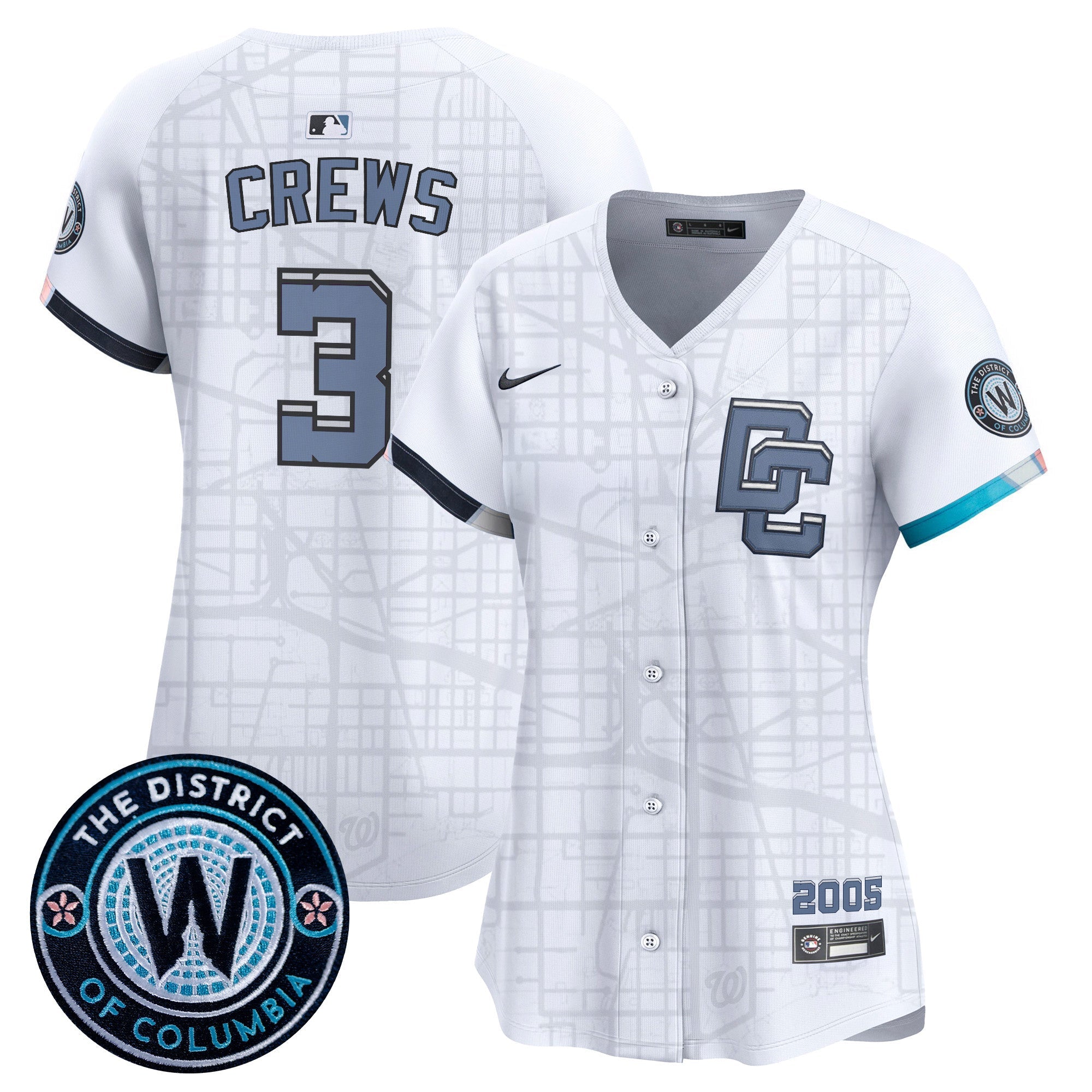 Women’s Washington 2025 City Connect Vapor Premier Limited Jersey – Stitched