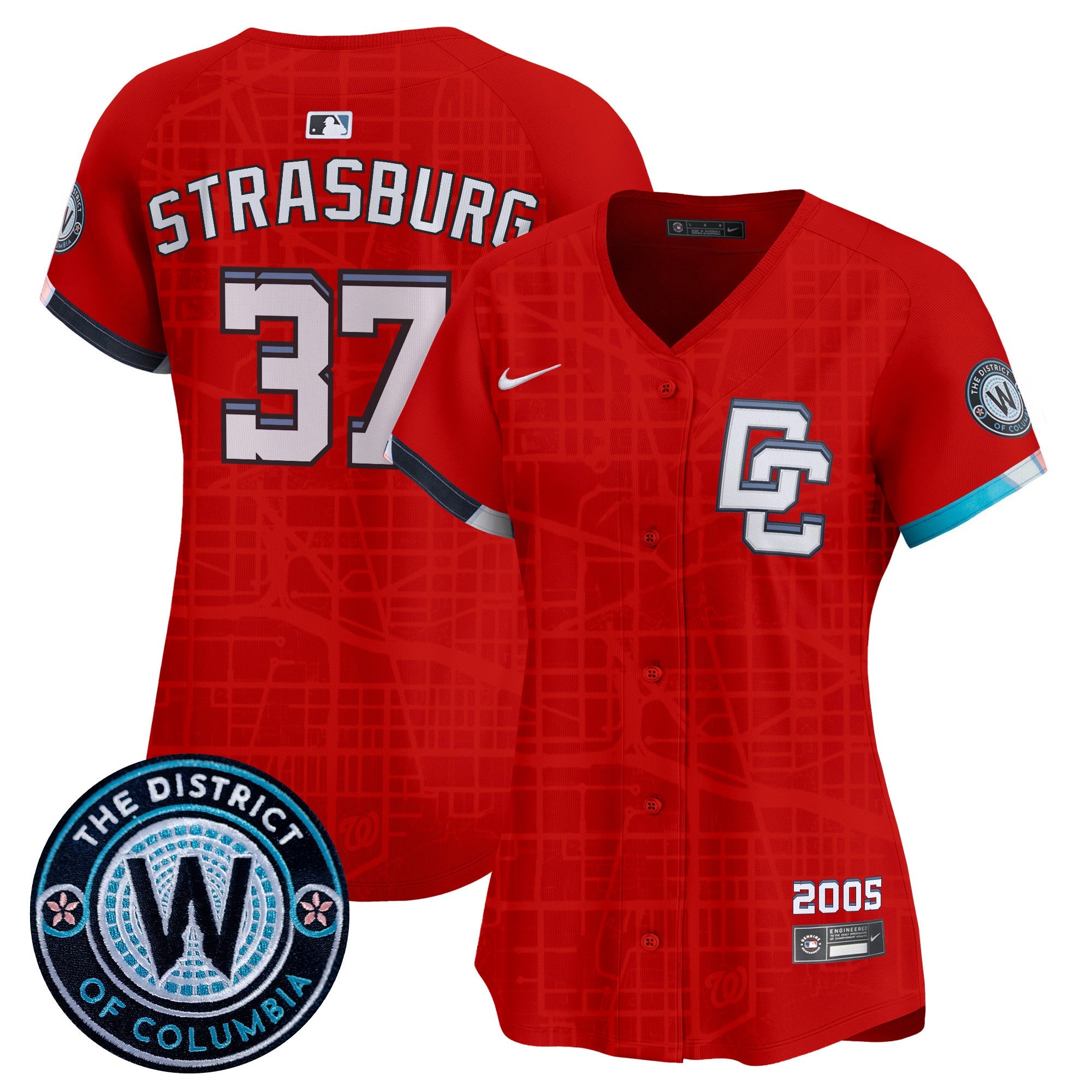 Women’s Washington 2025 City Connect Vapor Premier Limited Jersey – Stitched