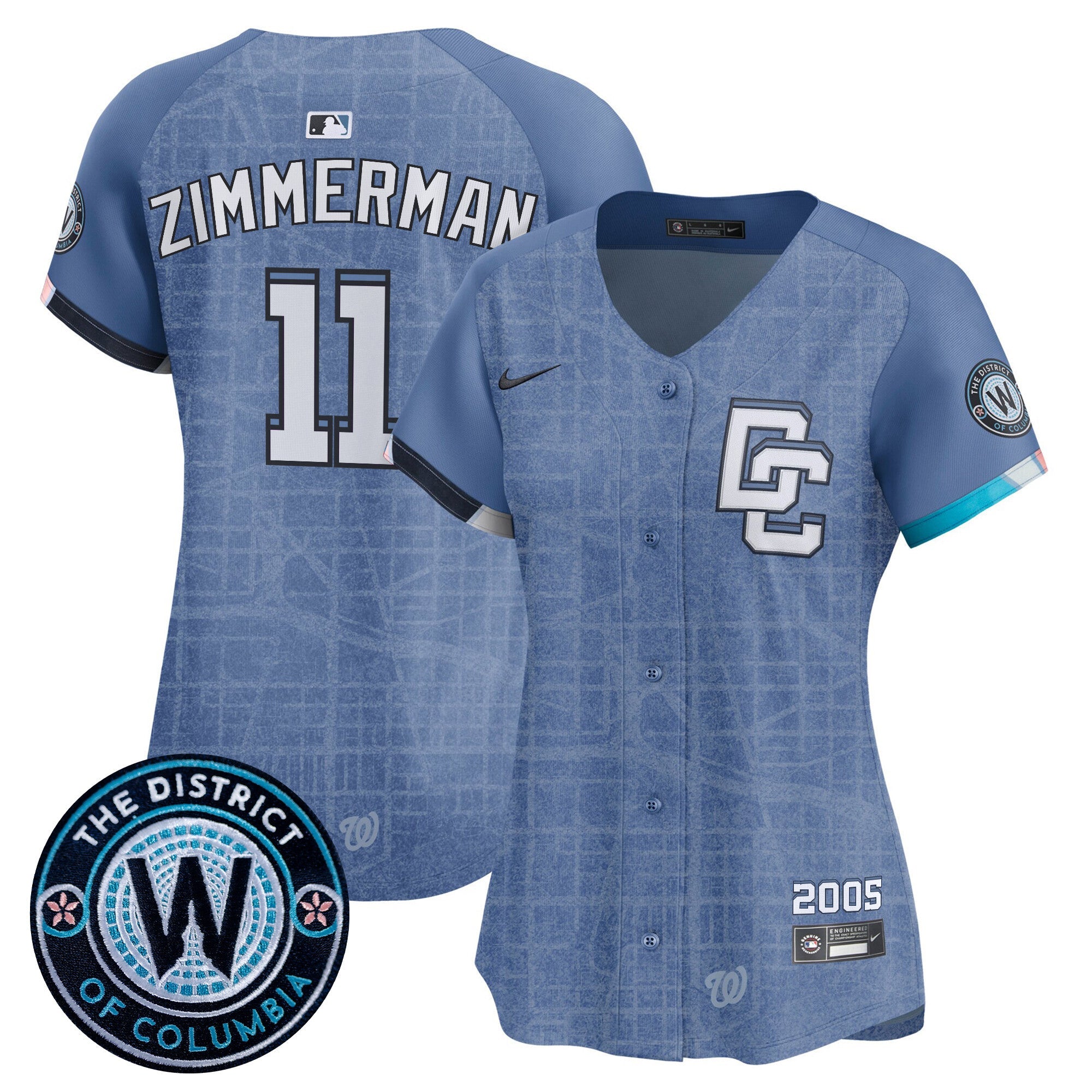 Women’s Washington 2025 City Connect Vapor Premier Limited Jersey – Stitched
