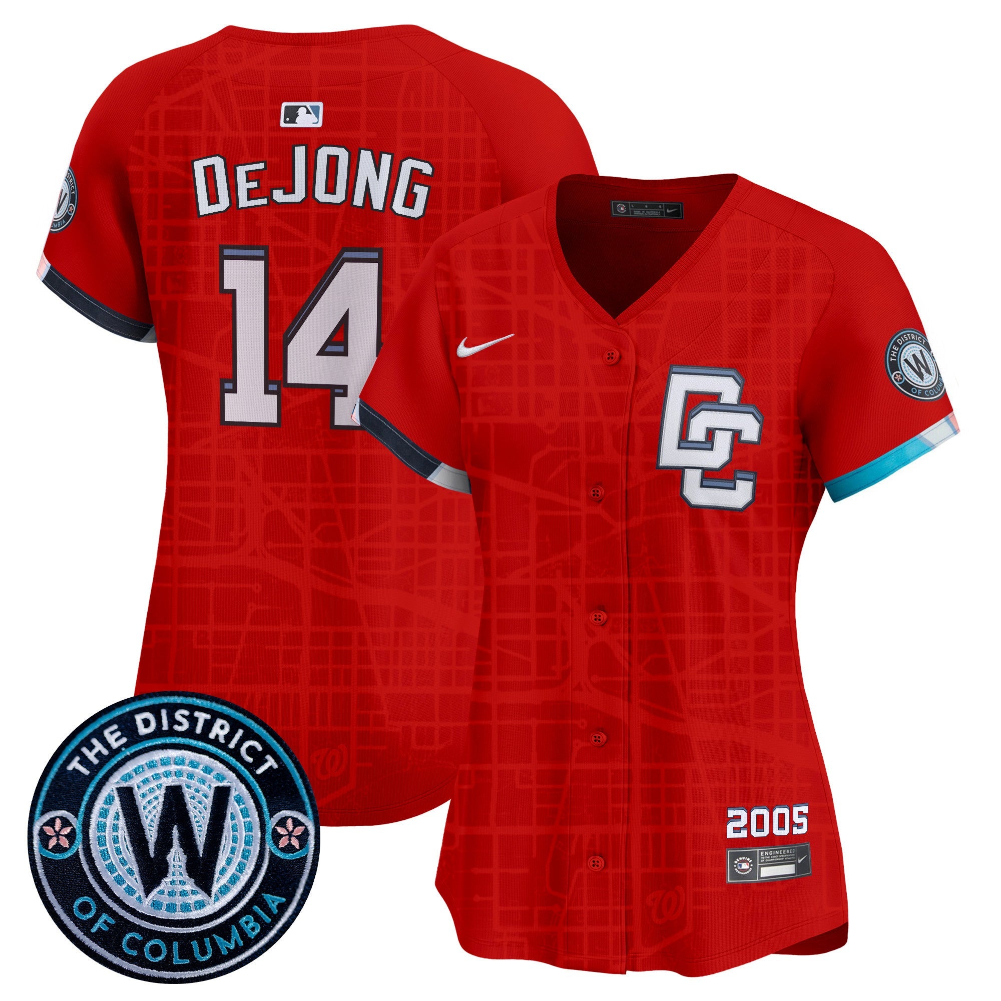 Women’s Washington 2025 City Connect Vapor Premier Limited Jersey – Stitched