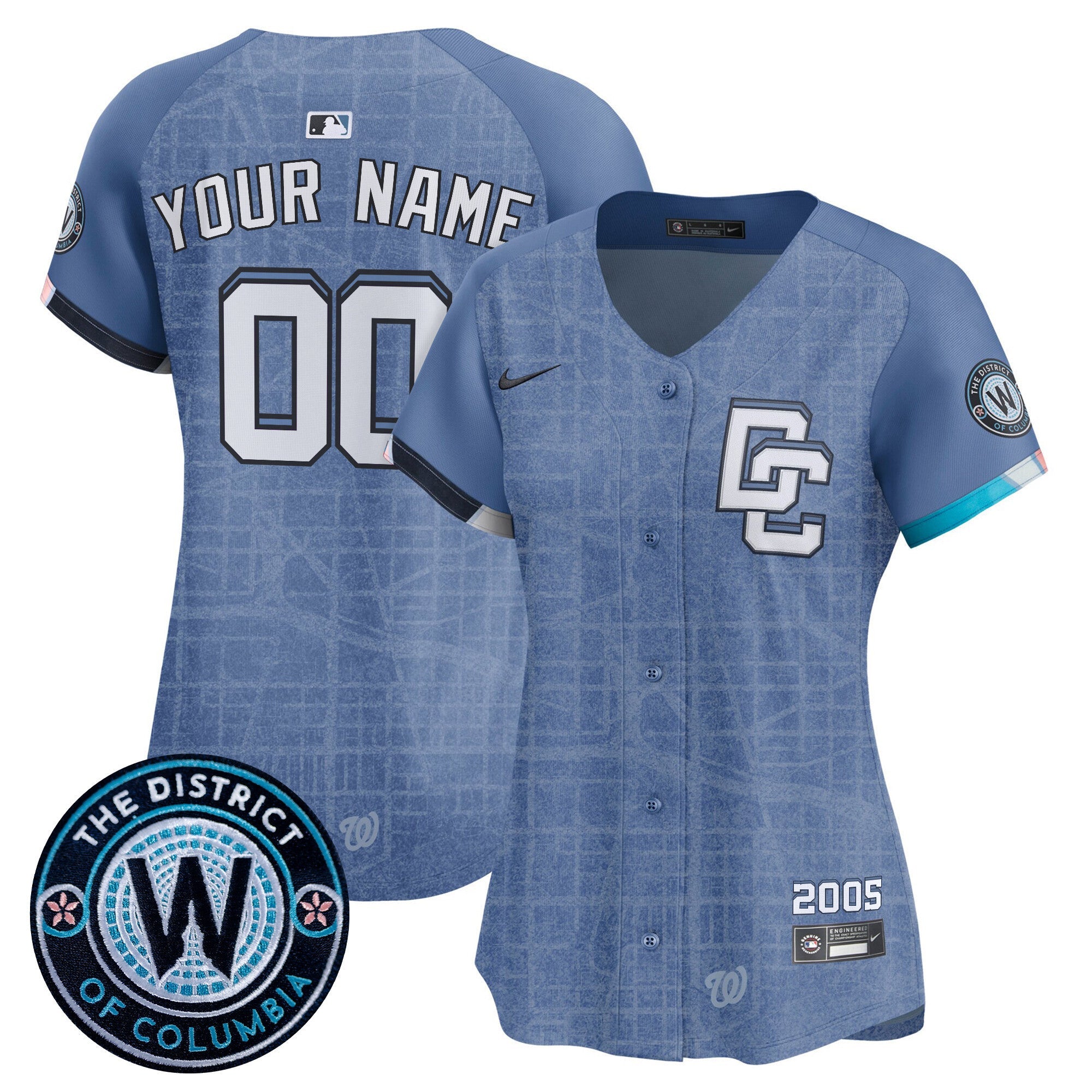 Washington 2025 City Connect Vapor Premier Limited Custom Jersey – Stitched