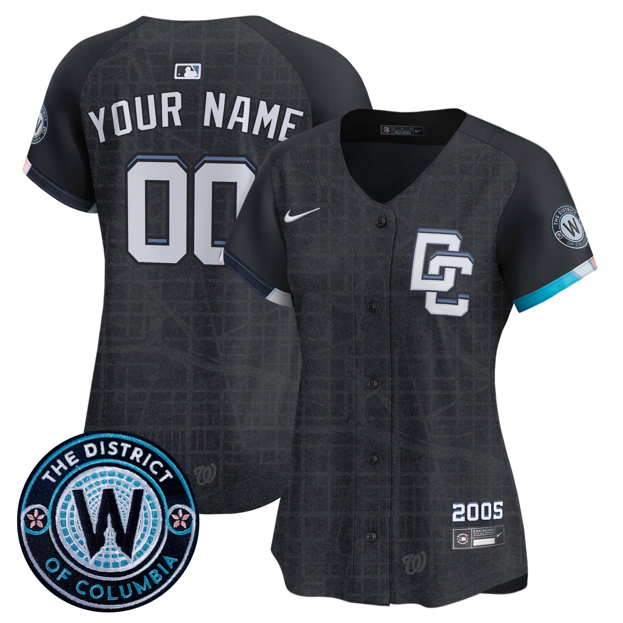 Washington 2025 City Connect Vapor Premier Limited Custom Jersey – Stitched