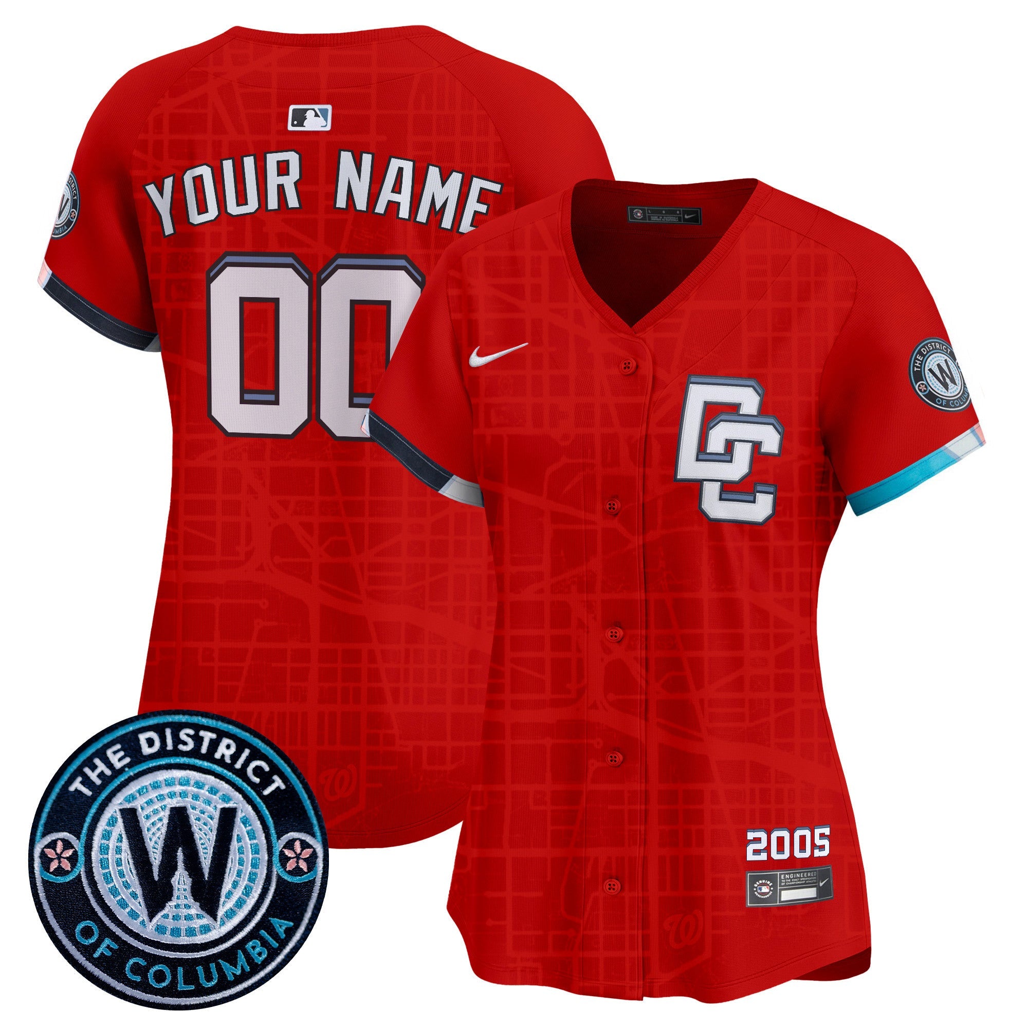 Washington 2025 City Connect Vapor Premier Limited Custom Jersey – Stitched