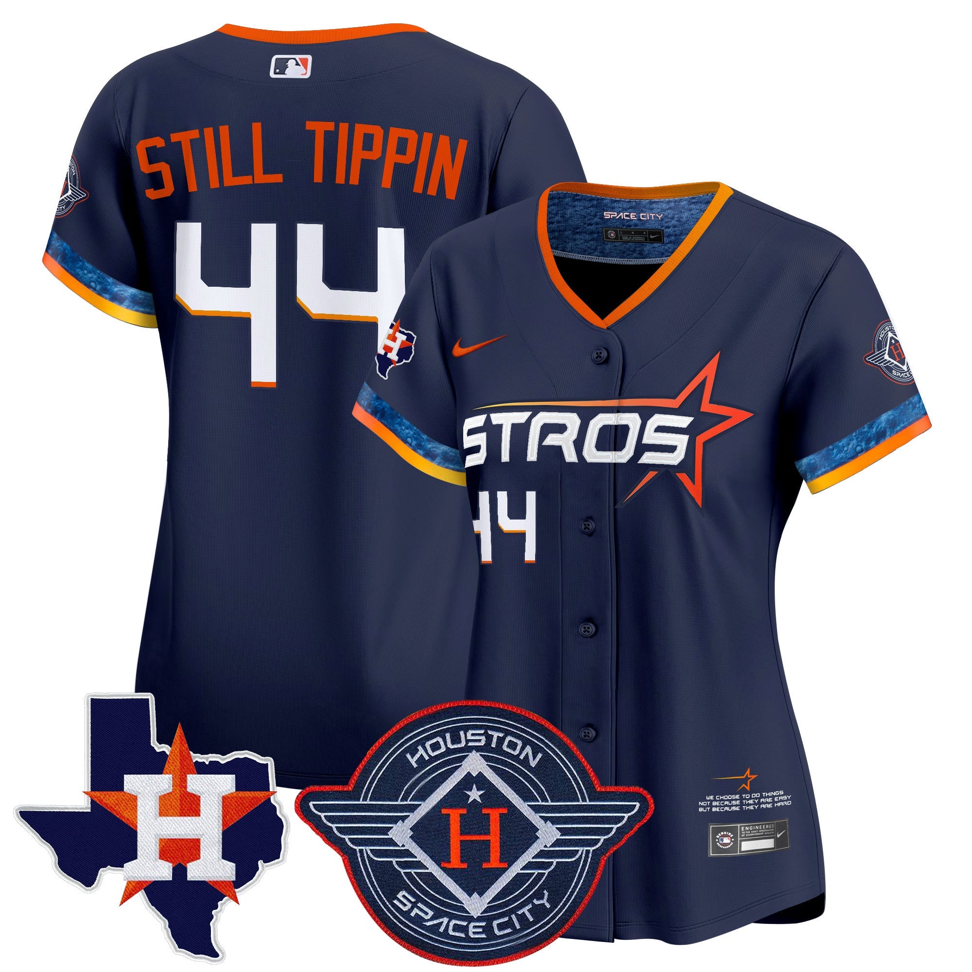 Women’s Houston 2025 City Connect Texas Patch Vapor Premier Limited Jersey