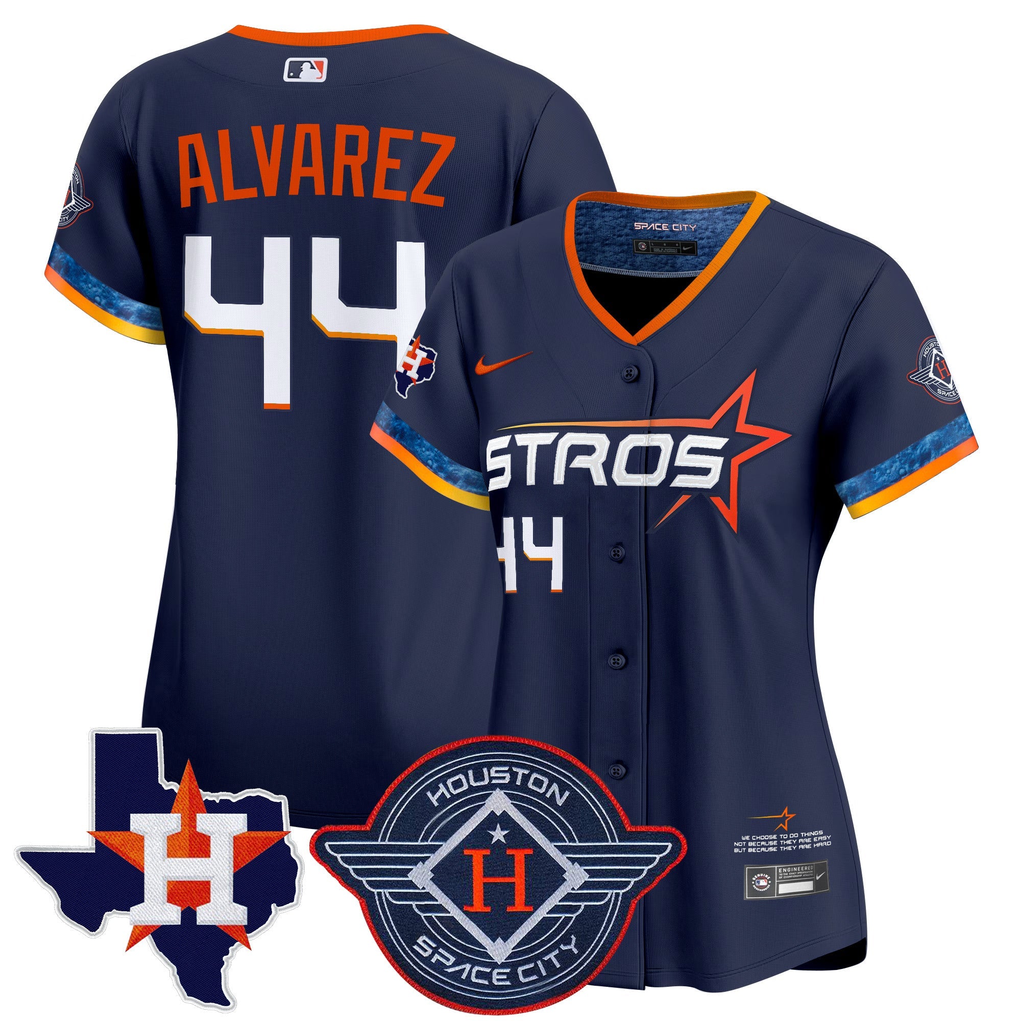 Women’s Houston 2025 City Connect Texas Patch Vapor Premier Limited Jersey