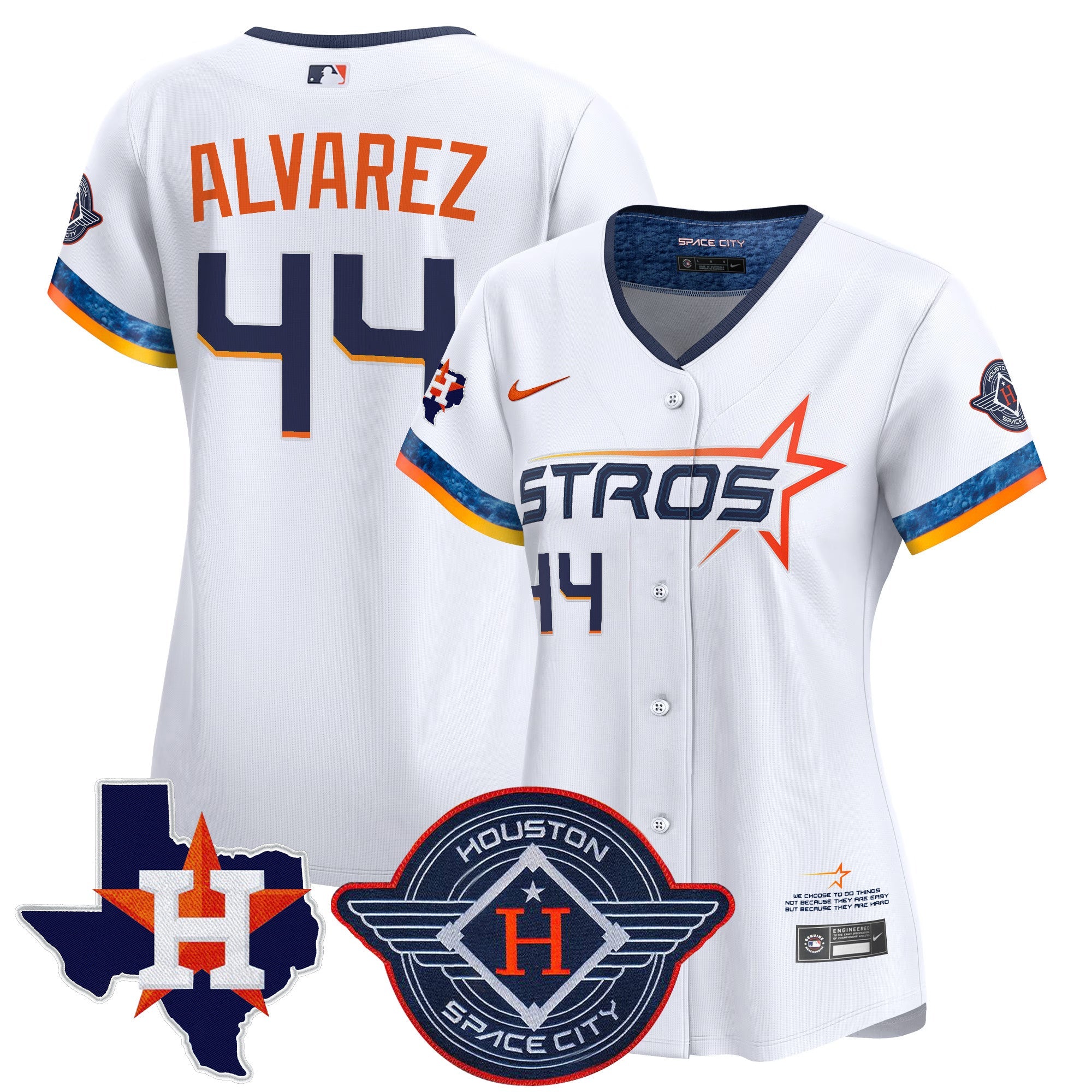 Women’s Houston 2025 City Connect Texas Patch Vapor Premier Limited Jersey