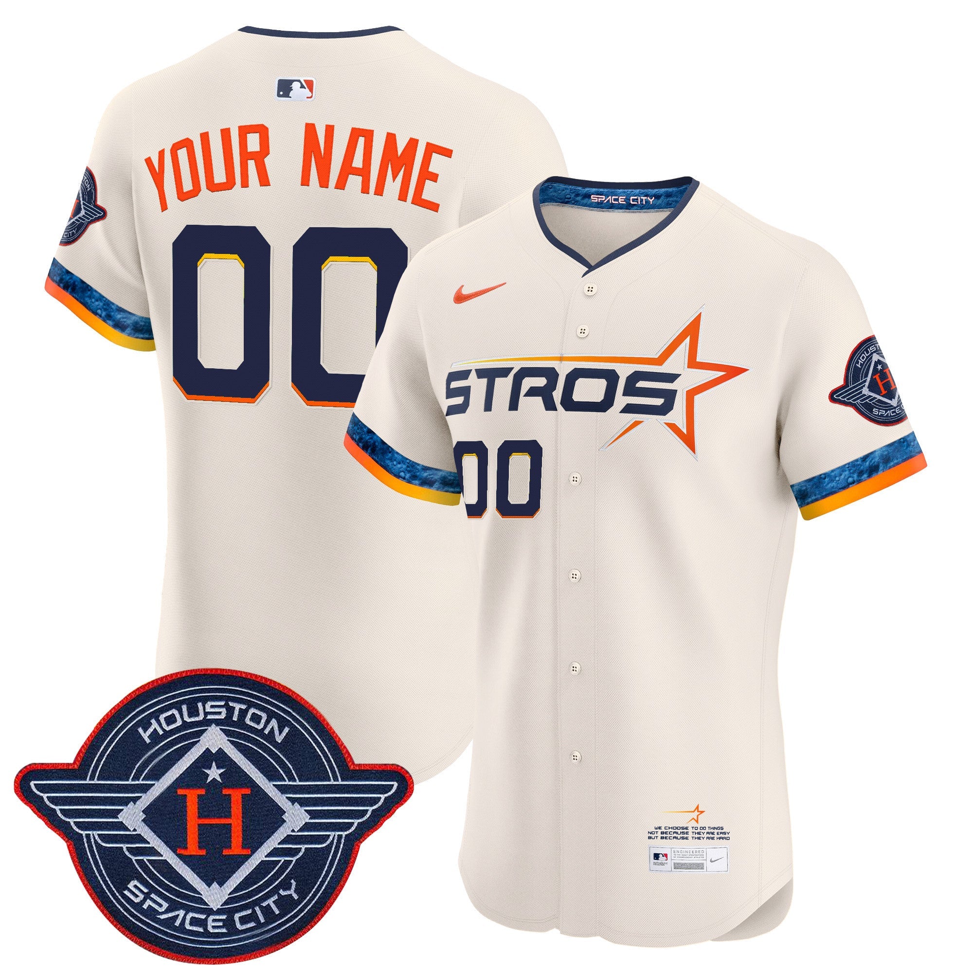 Houston 2025 City Connect Vapor Premier Elite Custom Jersey