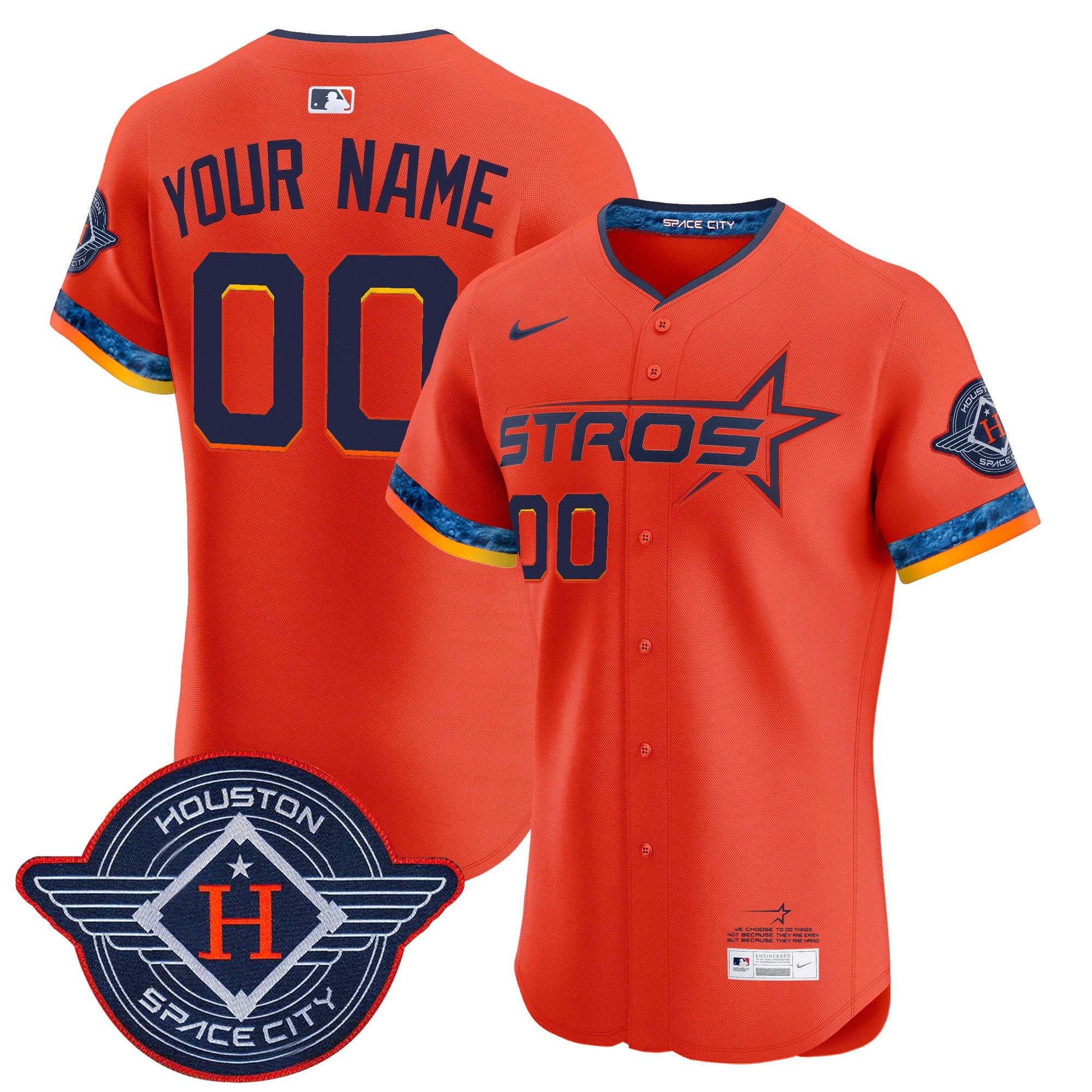 Houston 2025 City Connect Vapor Premier Elite Custom Jersey