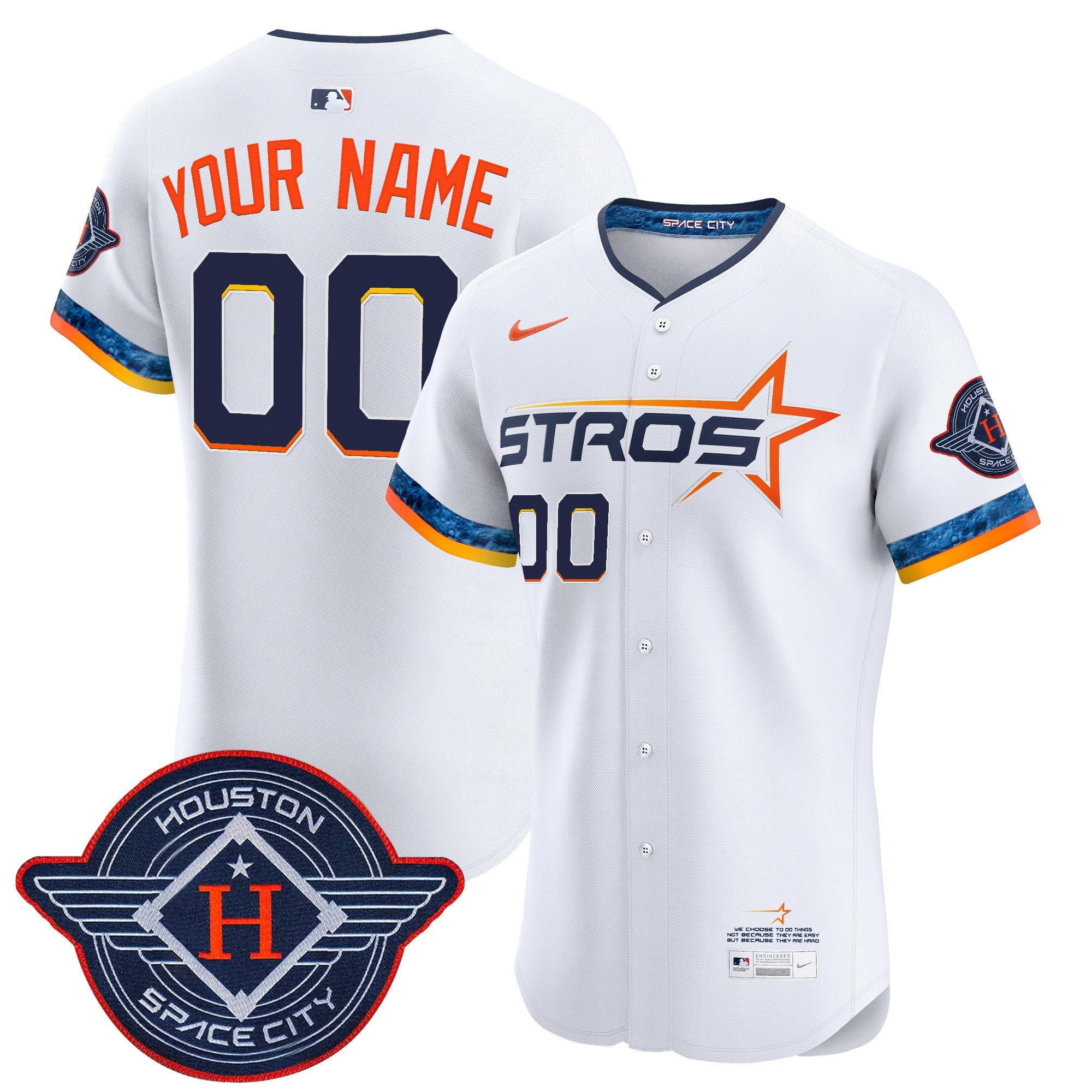 Houston 2025 City Connect Vapor Premier Elite Custom Jersey