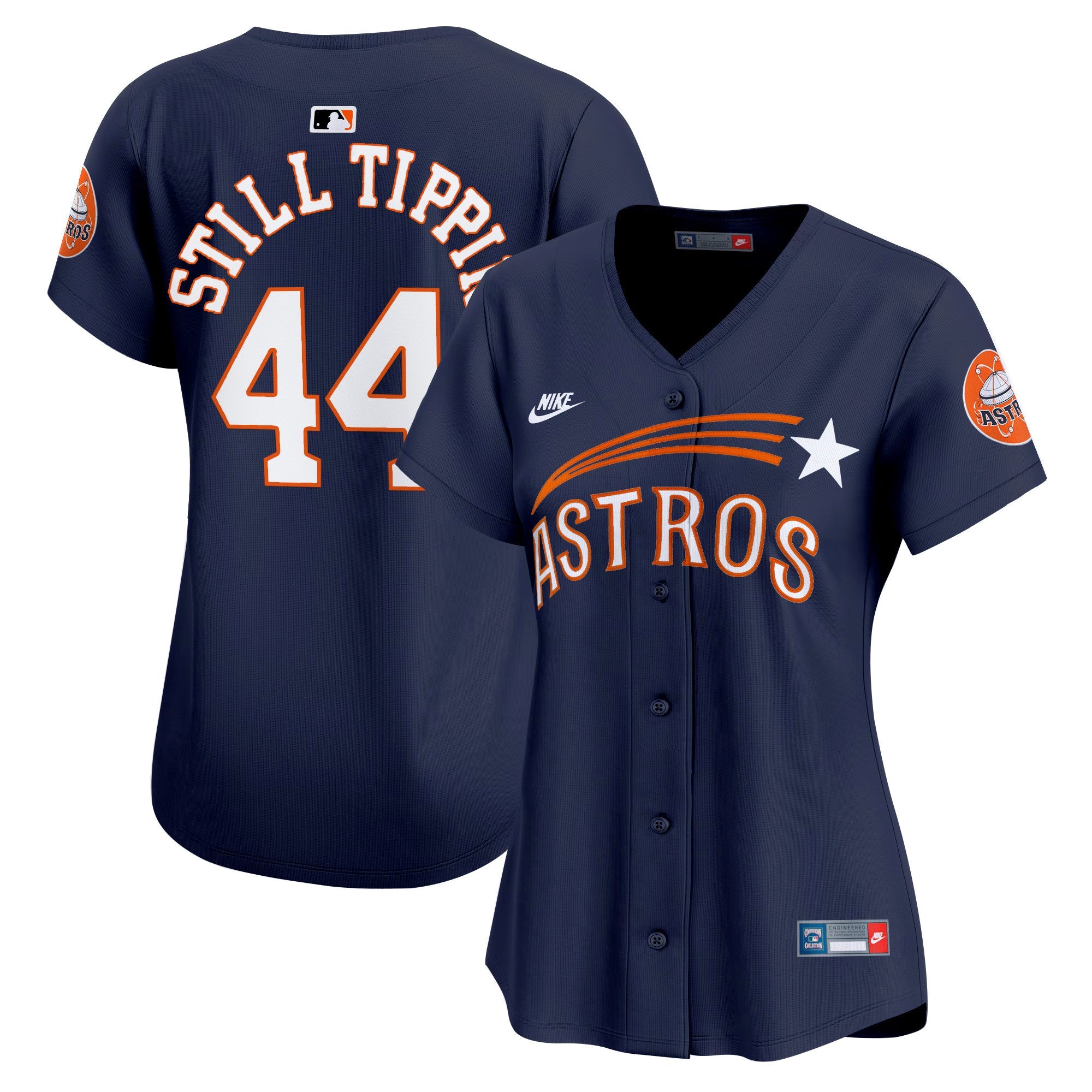 Women’s Houston Throwback Cooperstown Vapor Premier Limited Jersey