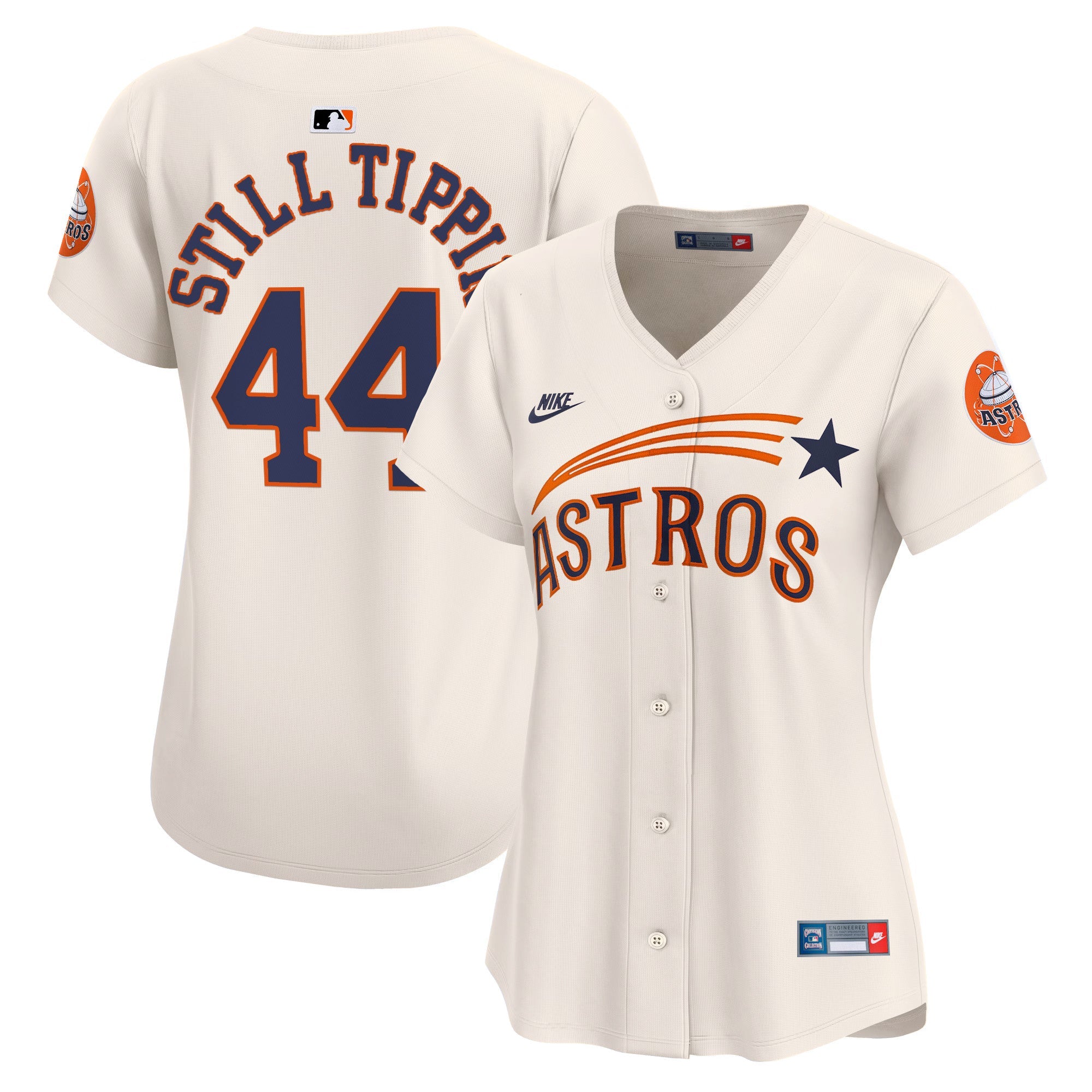 Women’s Houston Throwback Cooperstown Vapor Premier Limited Jersey