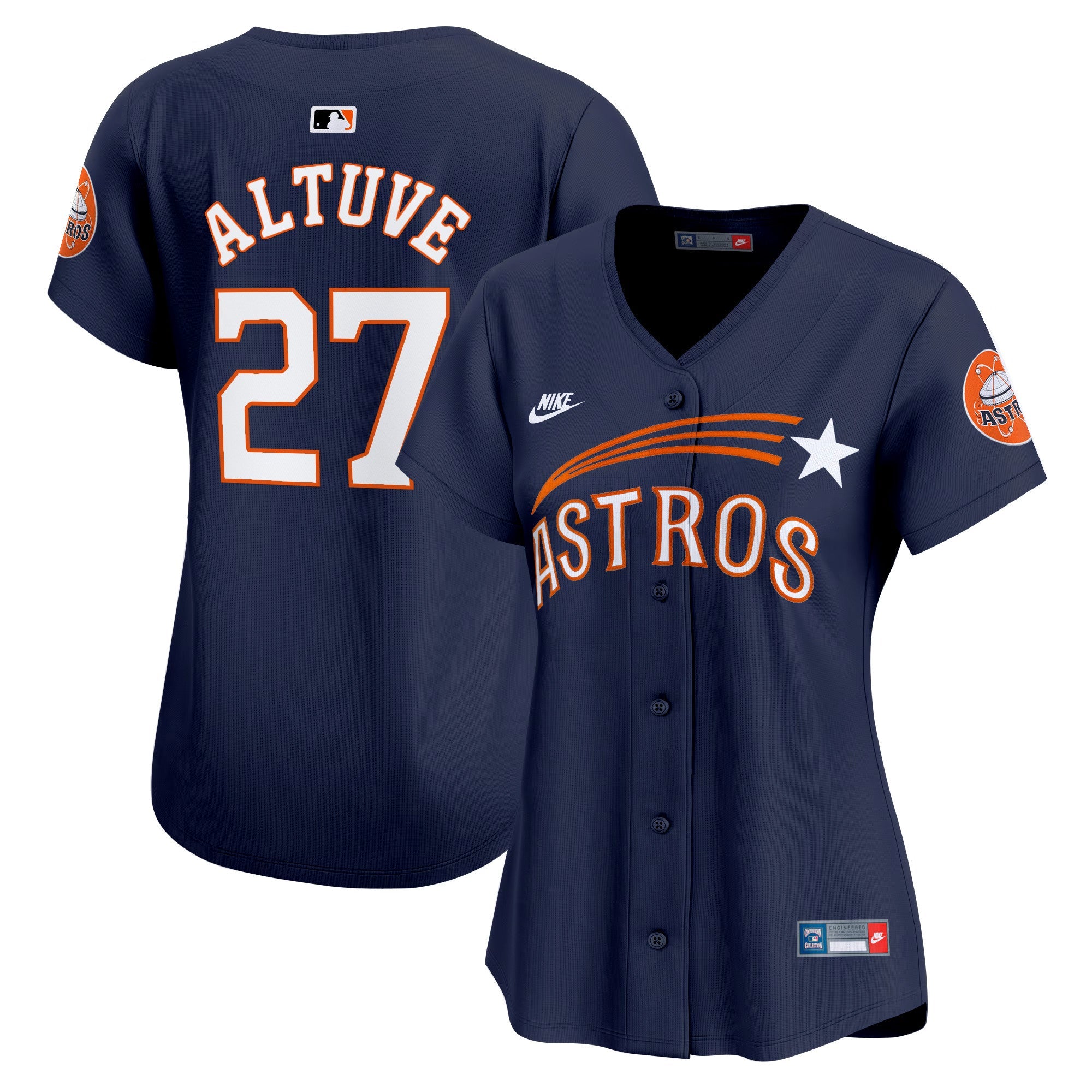 Women’s Houston Throwback Cooperstown Vapor Premier Limited Jersey