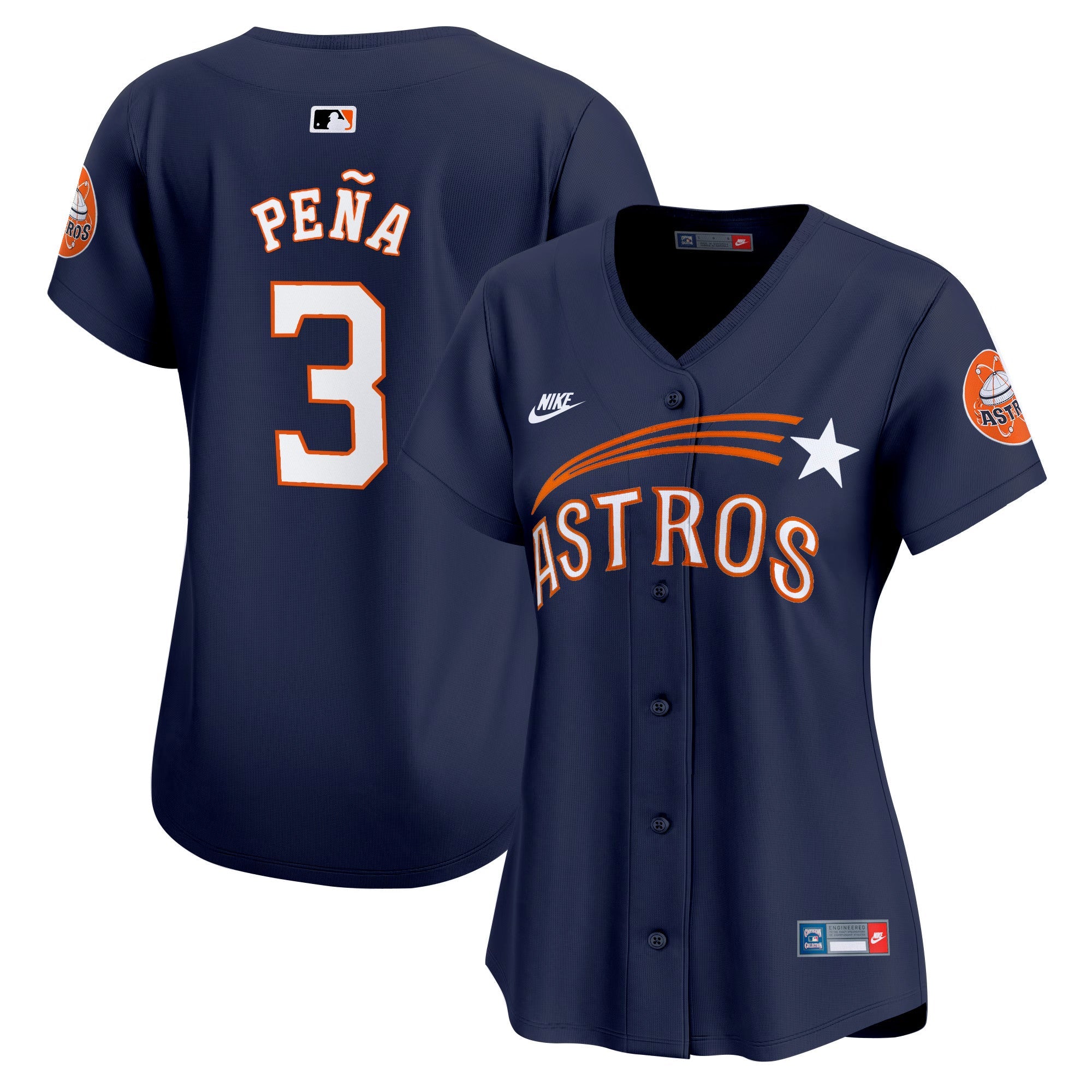 Women’s Houston Throwback Cooperstown Vapor Premier Limited Jersey