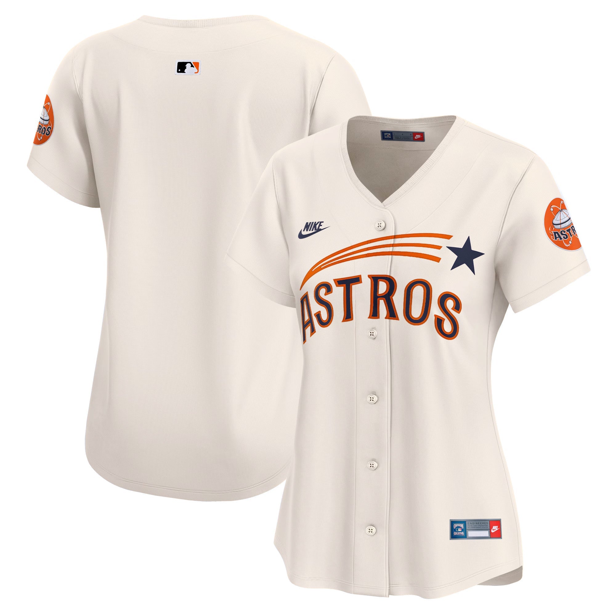 Women’s Houston Throwback Cooperstown Vapor Premier Limited Jersey