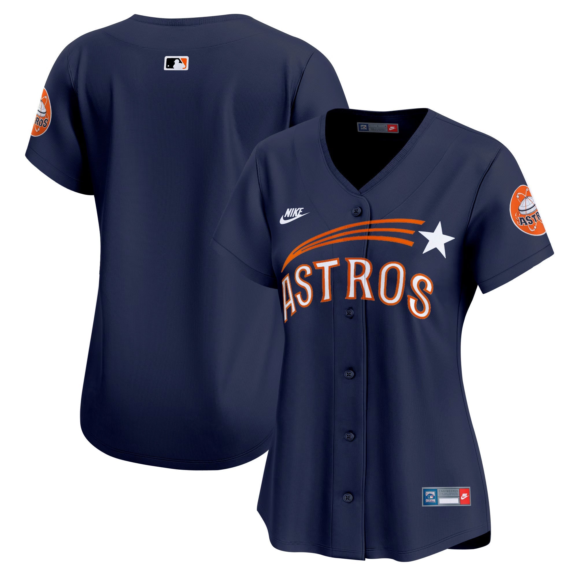 Women’s Houston Throwback Cooperstown Vapor Premier Limited Jersey