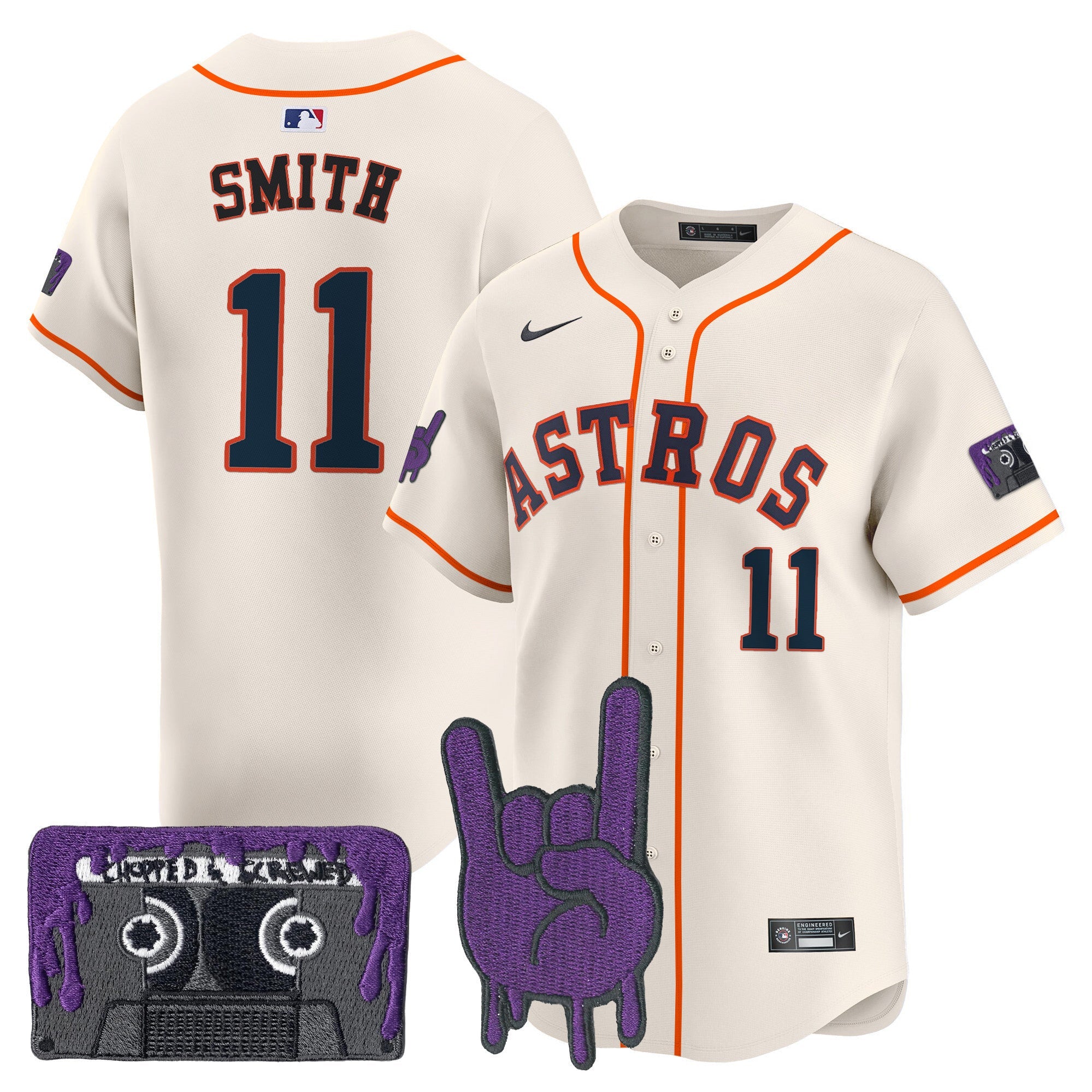 Men’s Houston DJ Screw Patch Vapor Premier Limited Jersey