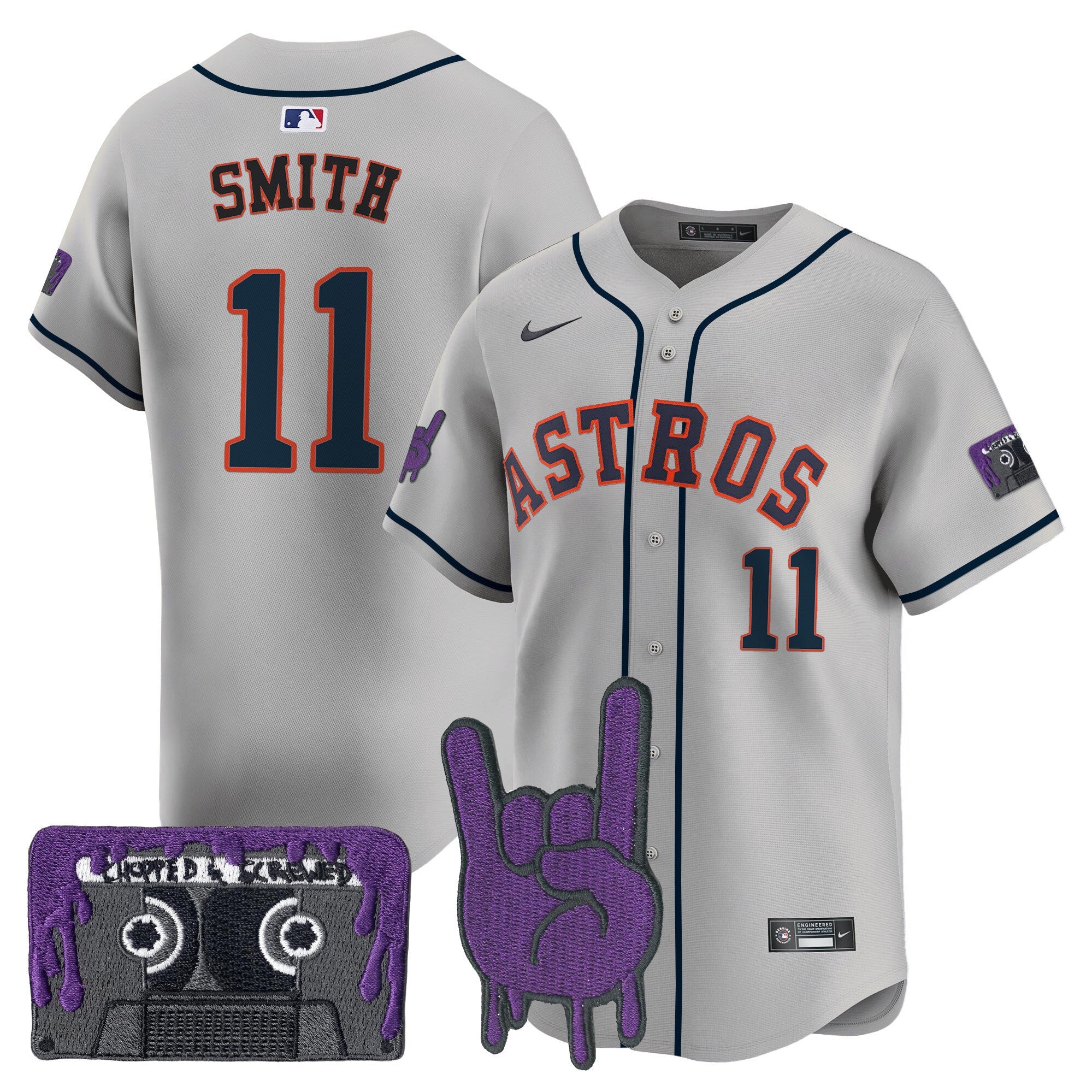 Men’s Houston DJ Screw Patch Vapor Premier Limited Jersey