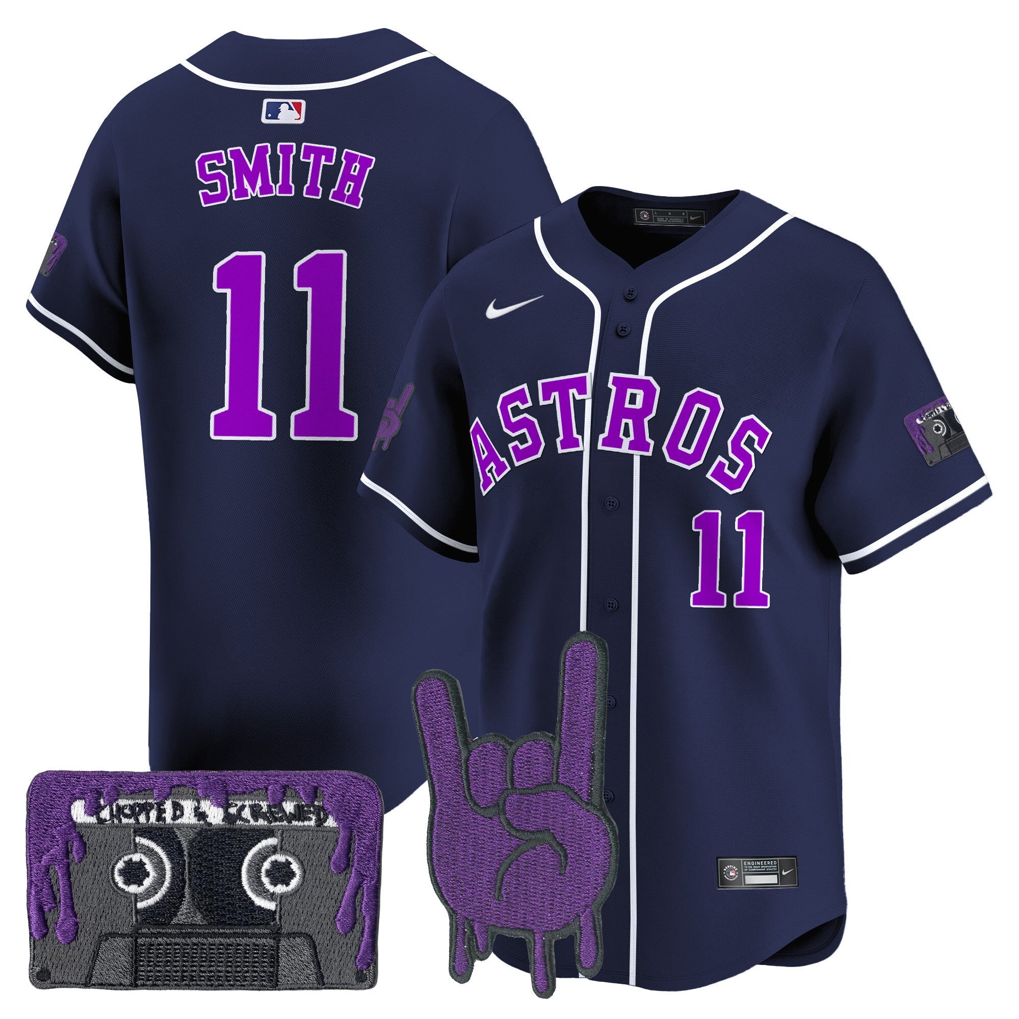 Men’s Houston DJ Screw Patch Vapor Premier Limited Jersey