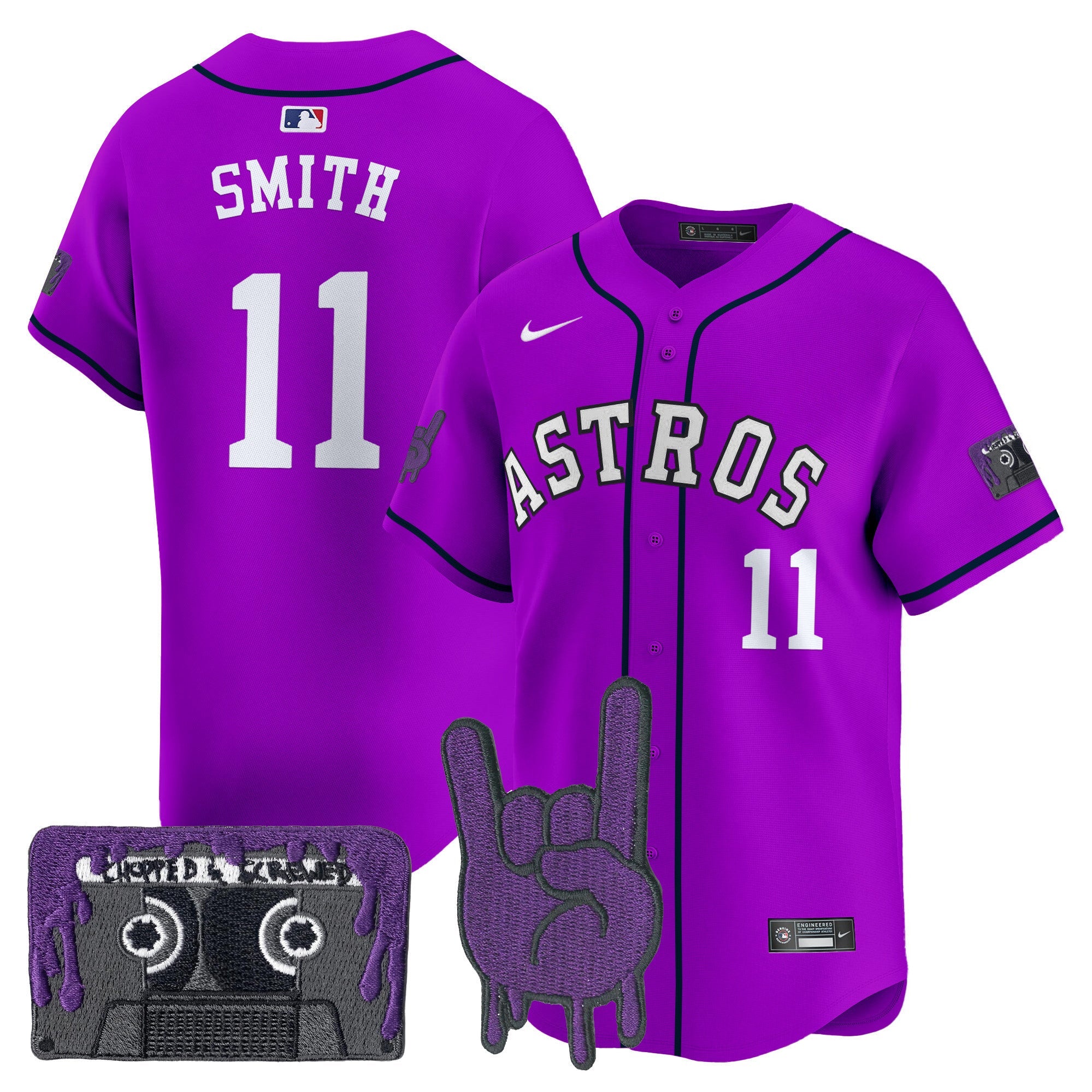 Men’s Houston DJ Screw Patch Vapor Premier Limited Jersey