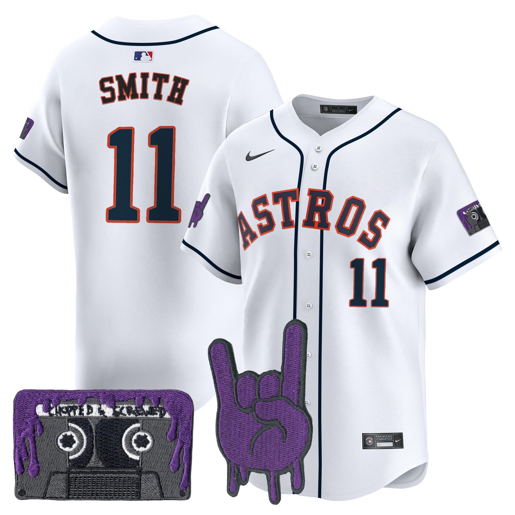 Men’s Houston DJ Screw Patch Vapor Premier Limited Jersey
