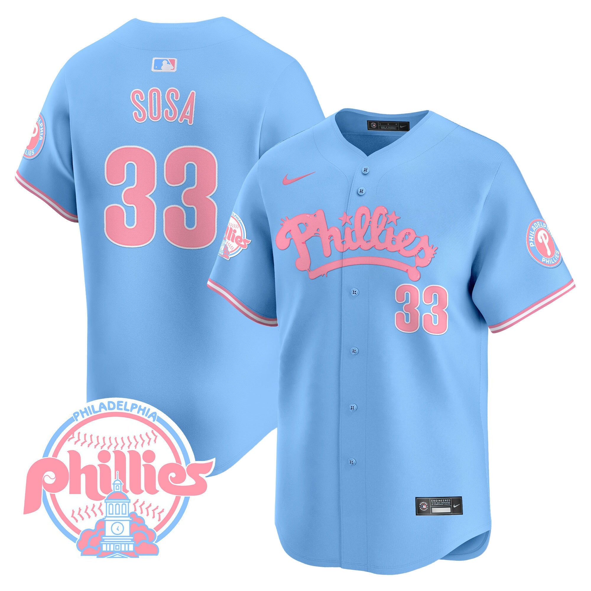 Men’s Bubblegum Pink Vapor Premier Limited Jersey