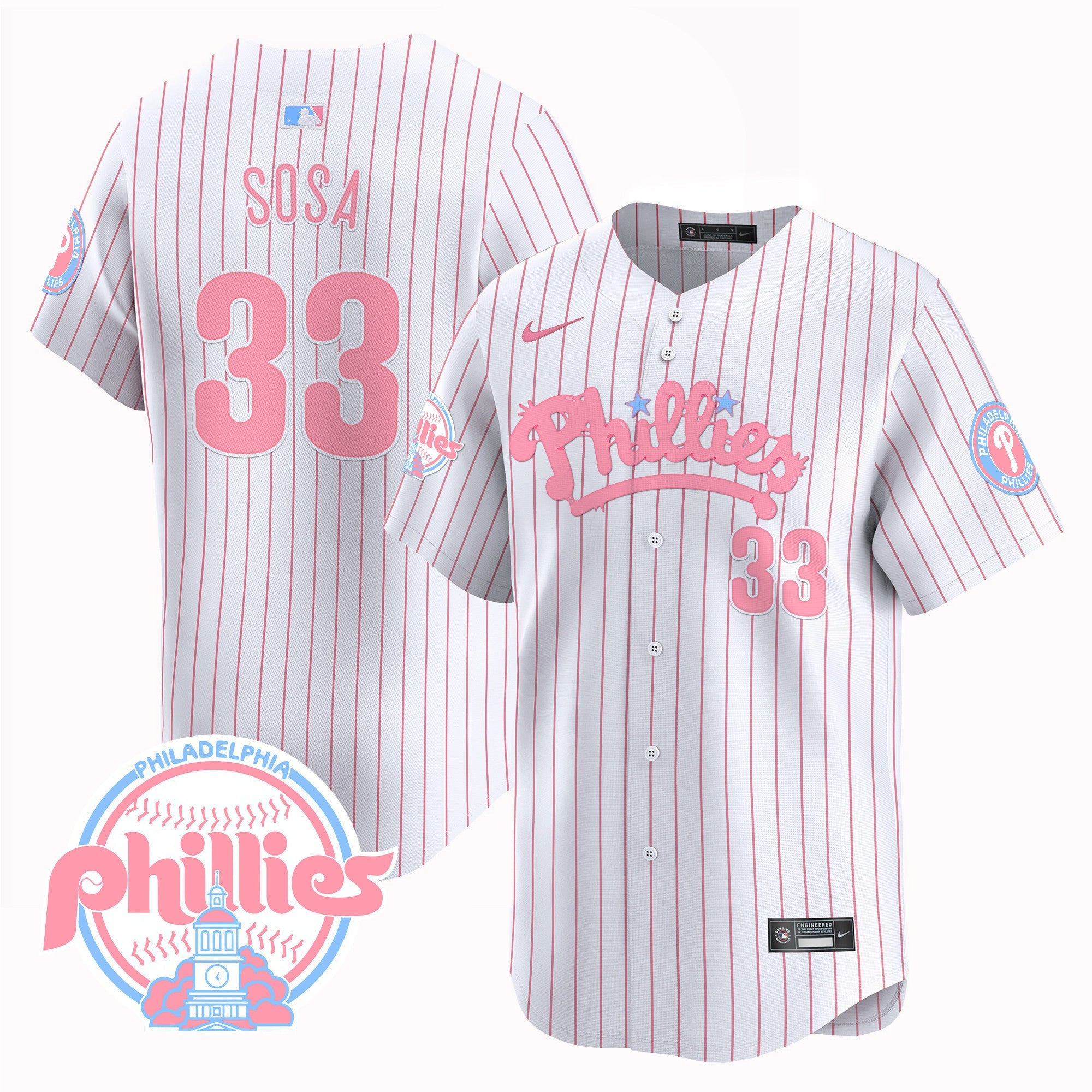 Men’s Bubblegum Pink Vapor Premier Limited Jersey