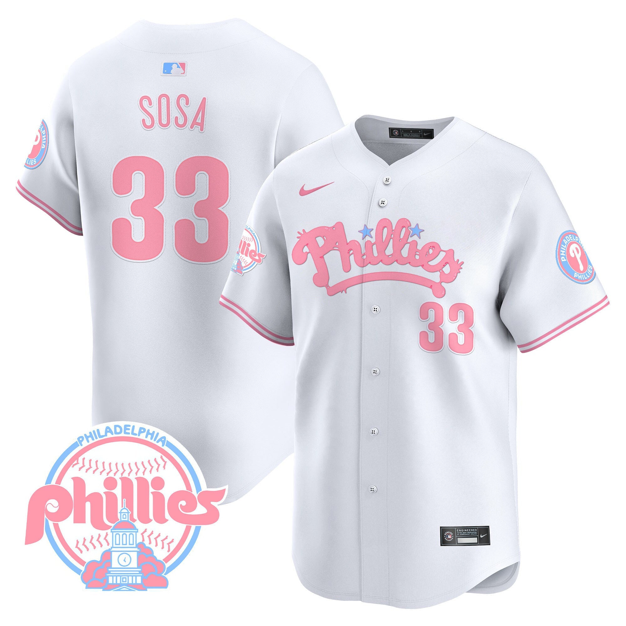 Men’s Bubblegum Pink Vapor Premier Limited Jersey