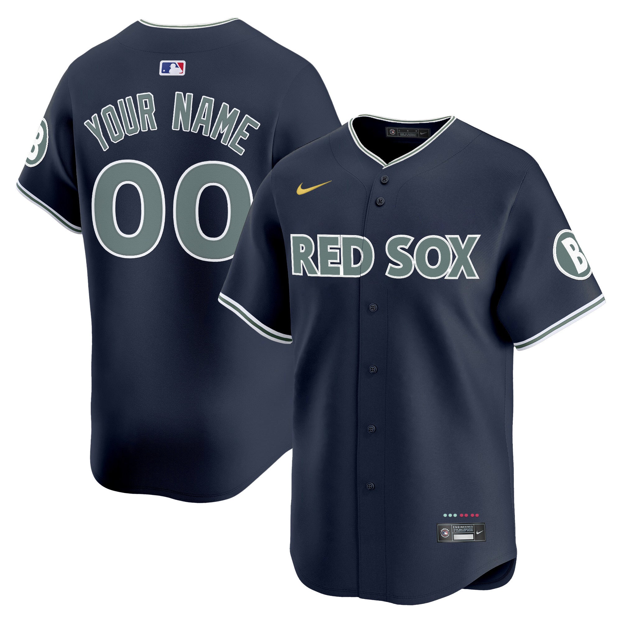 Boston 2025 City Connect Vapor Premier Limited Custom Jersey