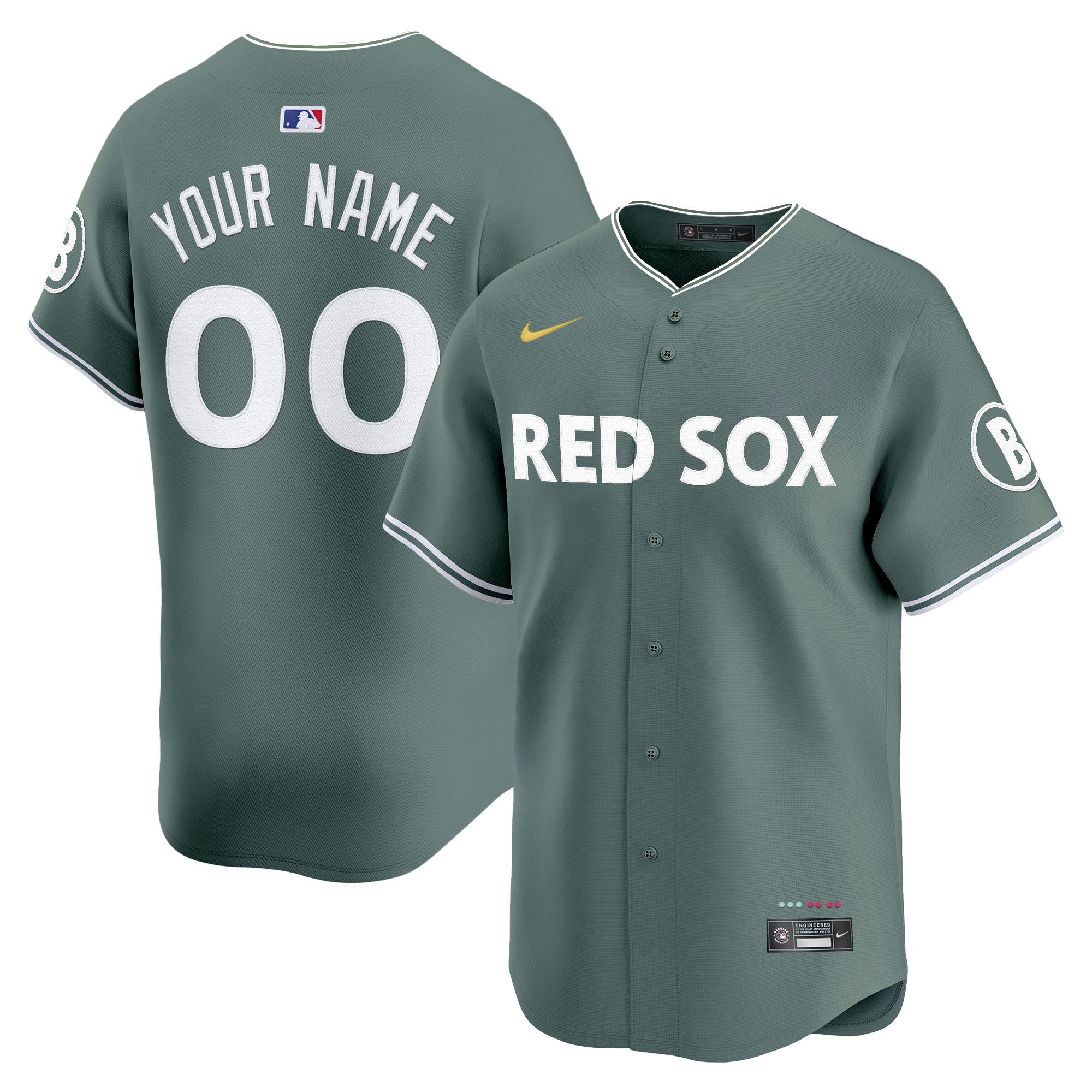 Boston 2025 City Connect Vapor Premier Limited Custom Jersey