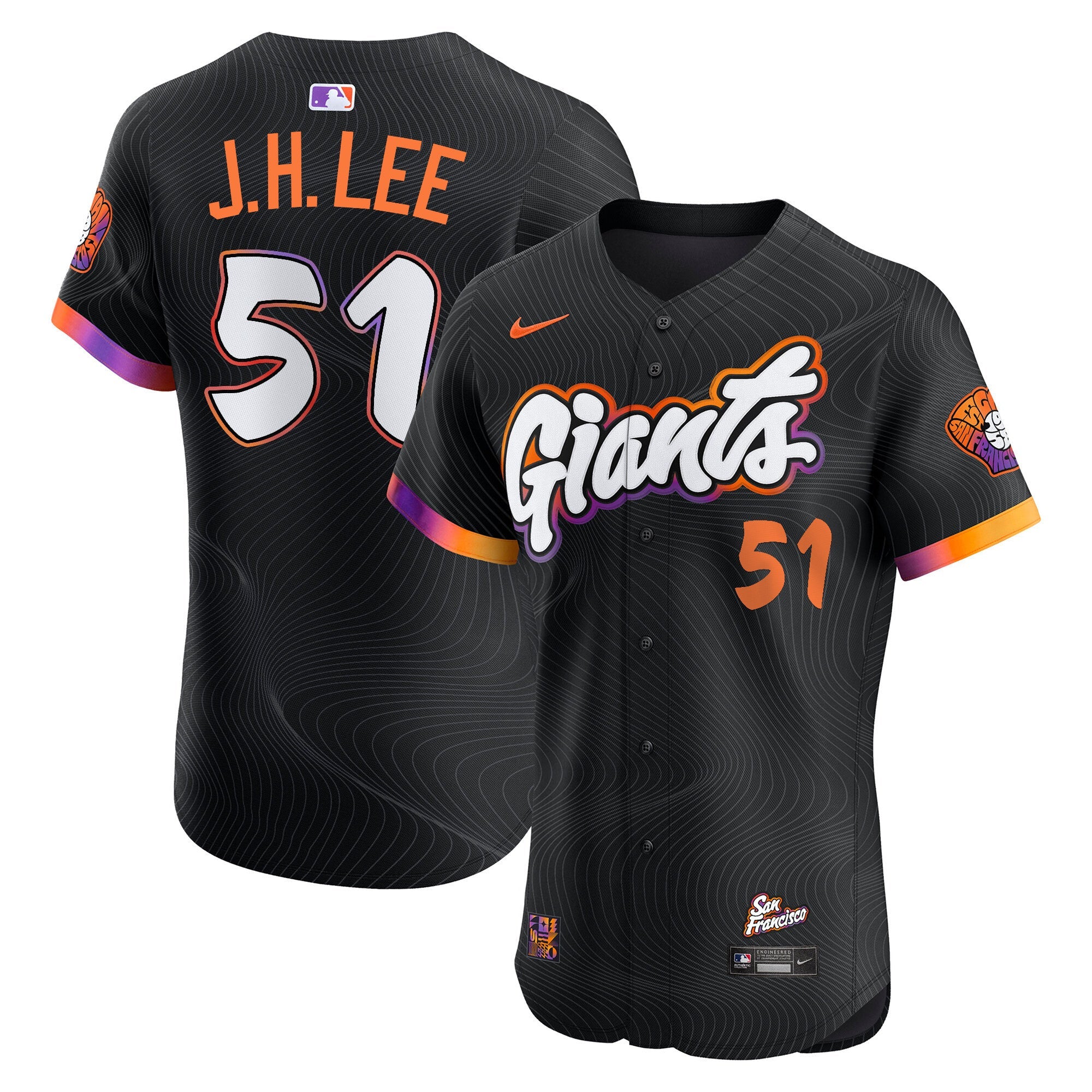 San Francisco 2025 City Connect Vapor Premier Elite Jersey