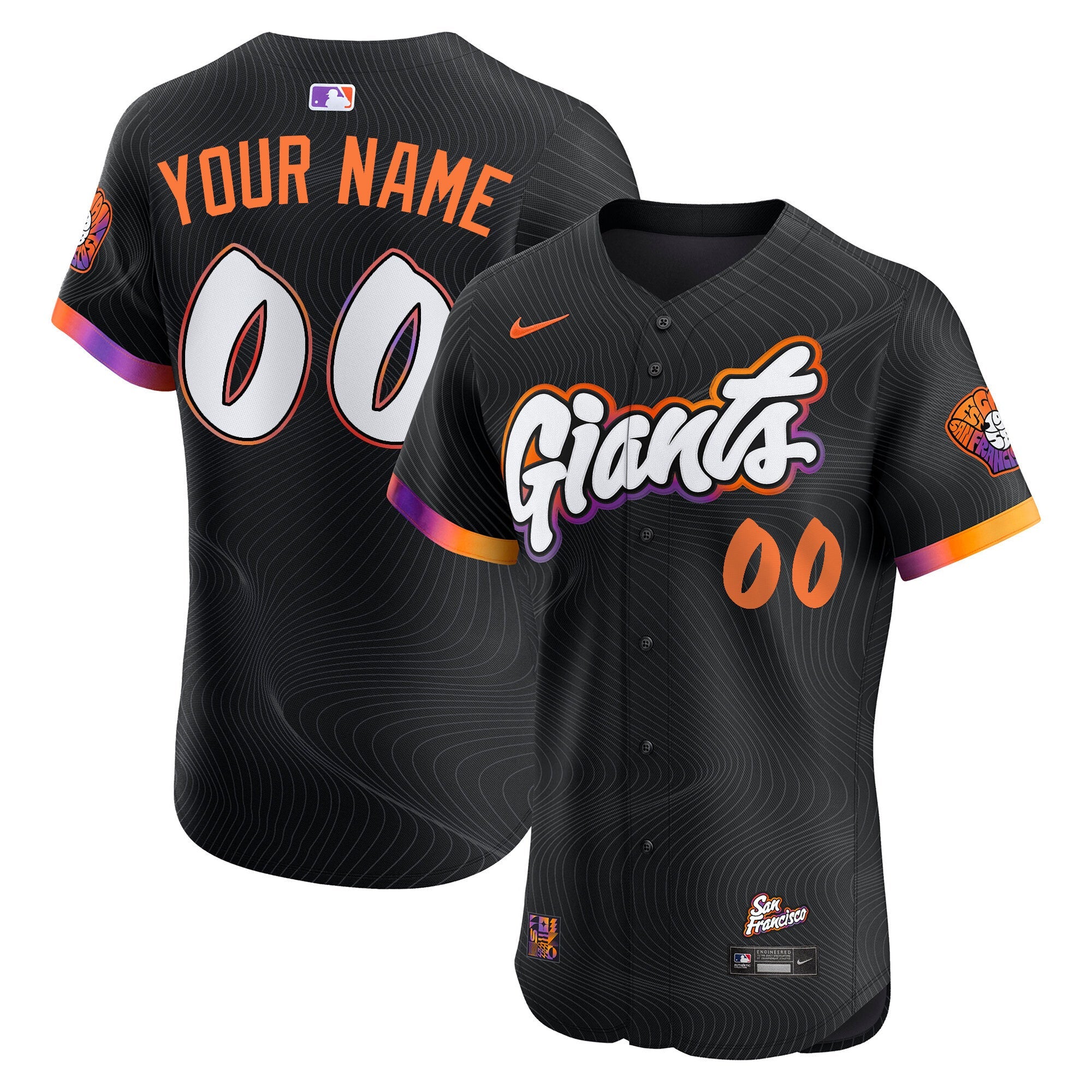 San Francisco 2025 City Connect Vapor Premier Elite Custom Jersey