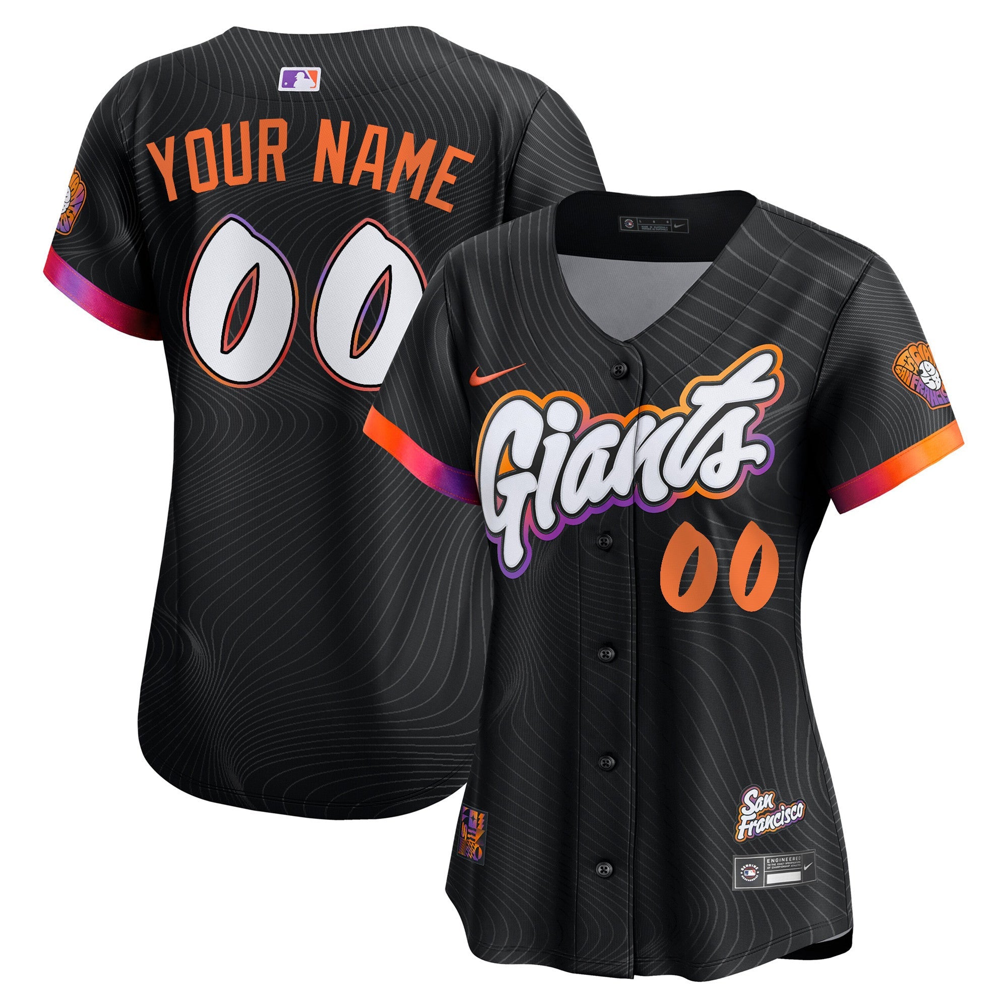 San Francisco 2025 City Connect Vapor Premier Limited Custom Jersey