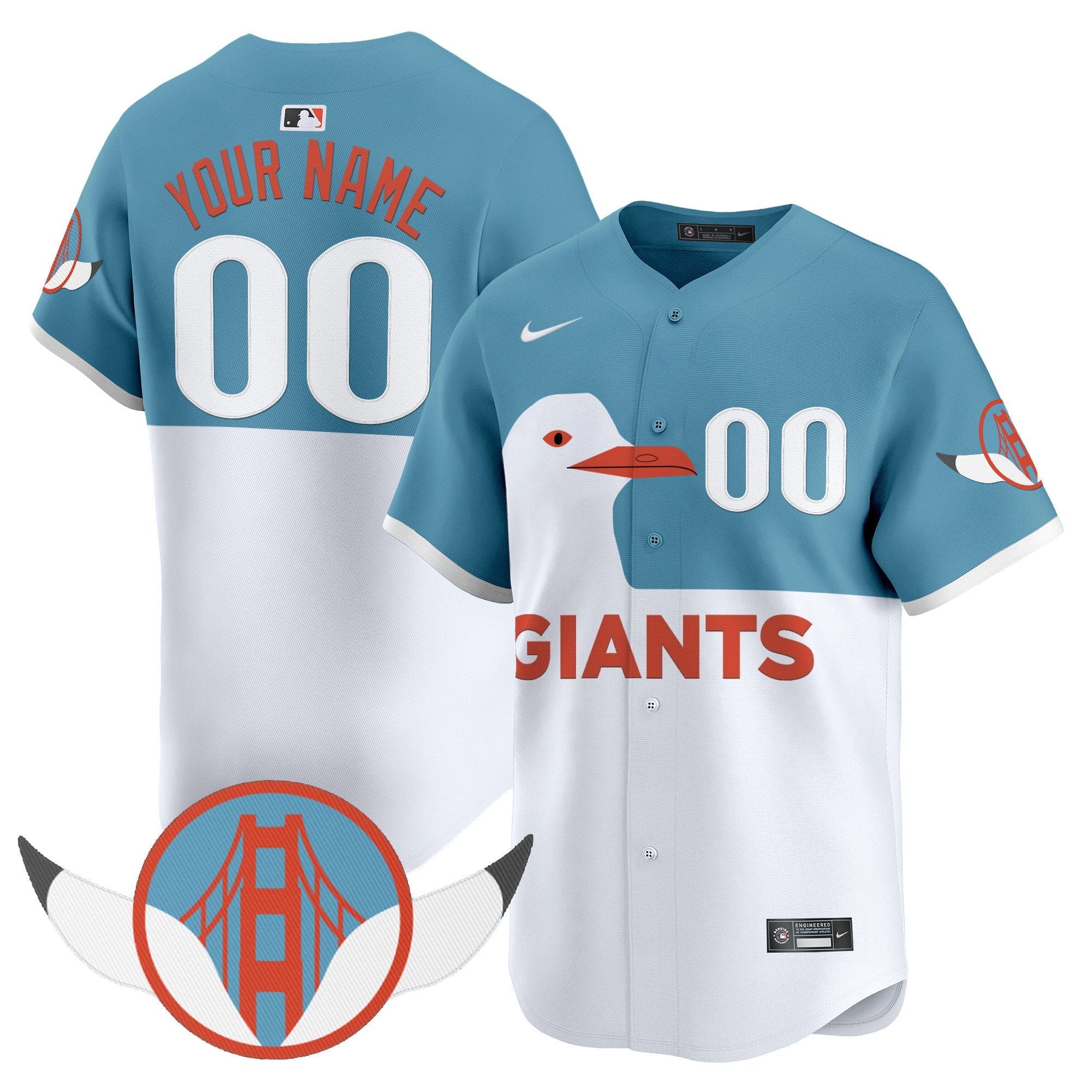San Francisco Seagull 2025 Vapor Premier Limited Custom Jersey – Stitched