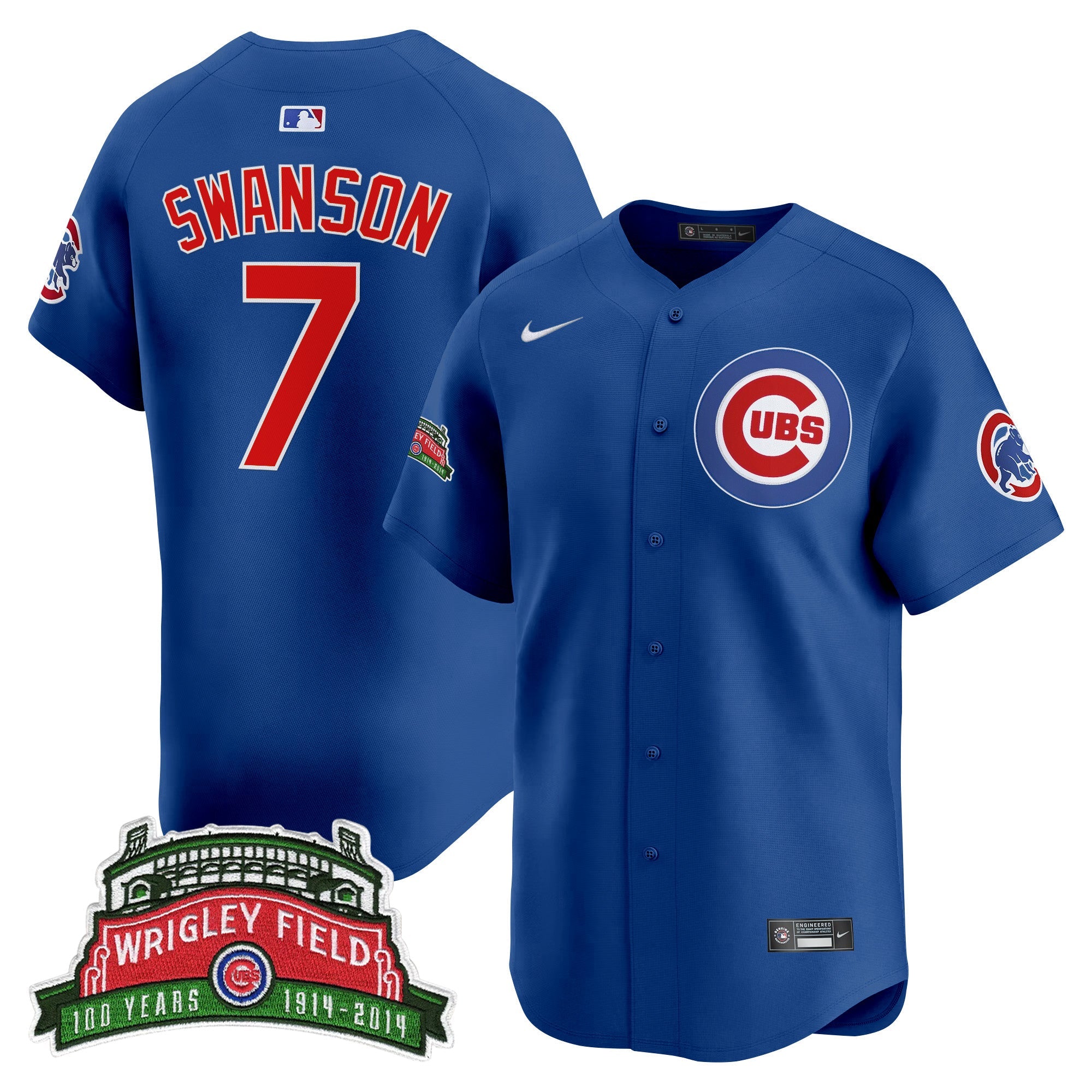 Men’s Chicago Wrigley Field Style Vapor Premier Limited Jersey