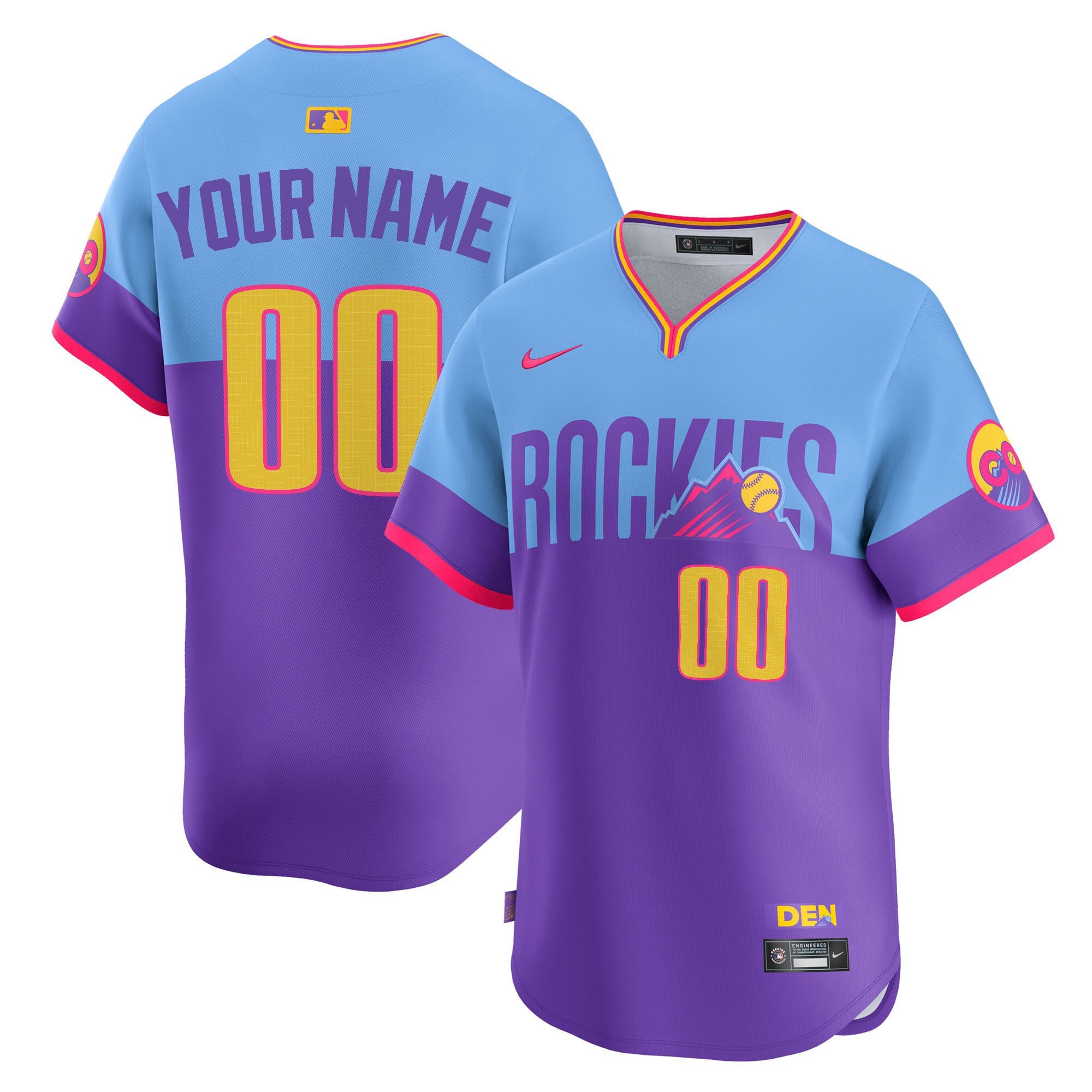 Colorado 2025 City Connect Vapor Premier Limited Custom Jersey – Stitched