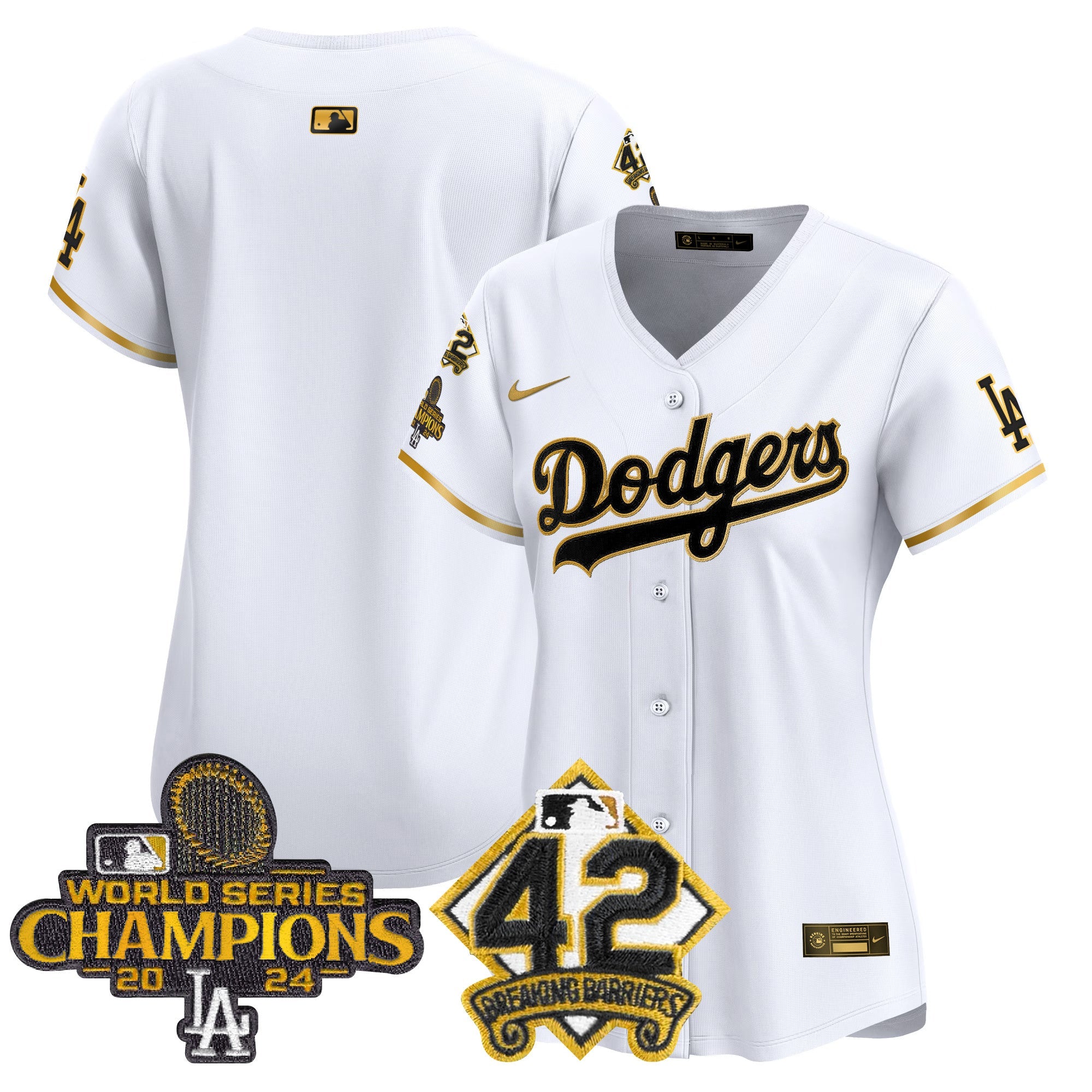 Women’s 2024 World Series Champions & Jackie Robinson Patch Vapor Premier Limited Jersey